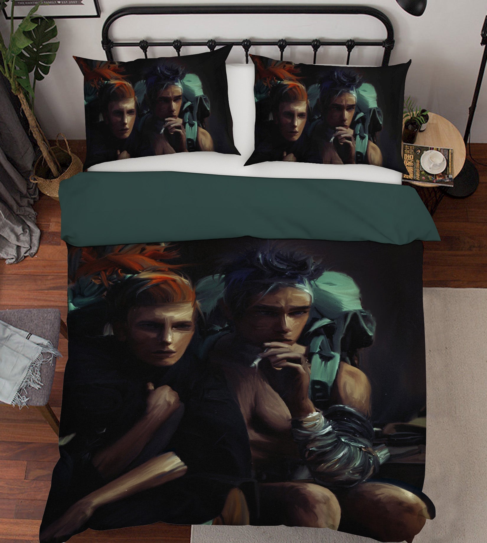 3D King Queen 2001 Marco Cavazzana Bedding Bed Pillowcases Quilt
