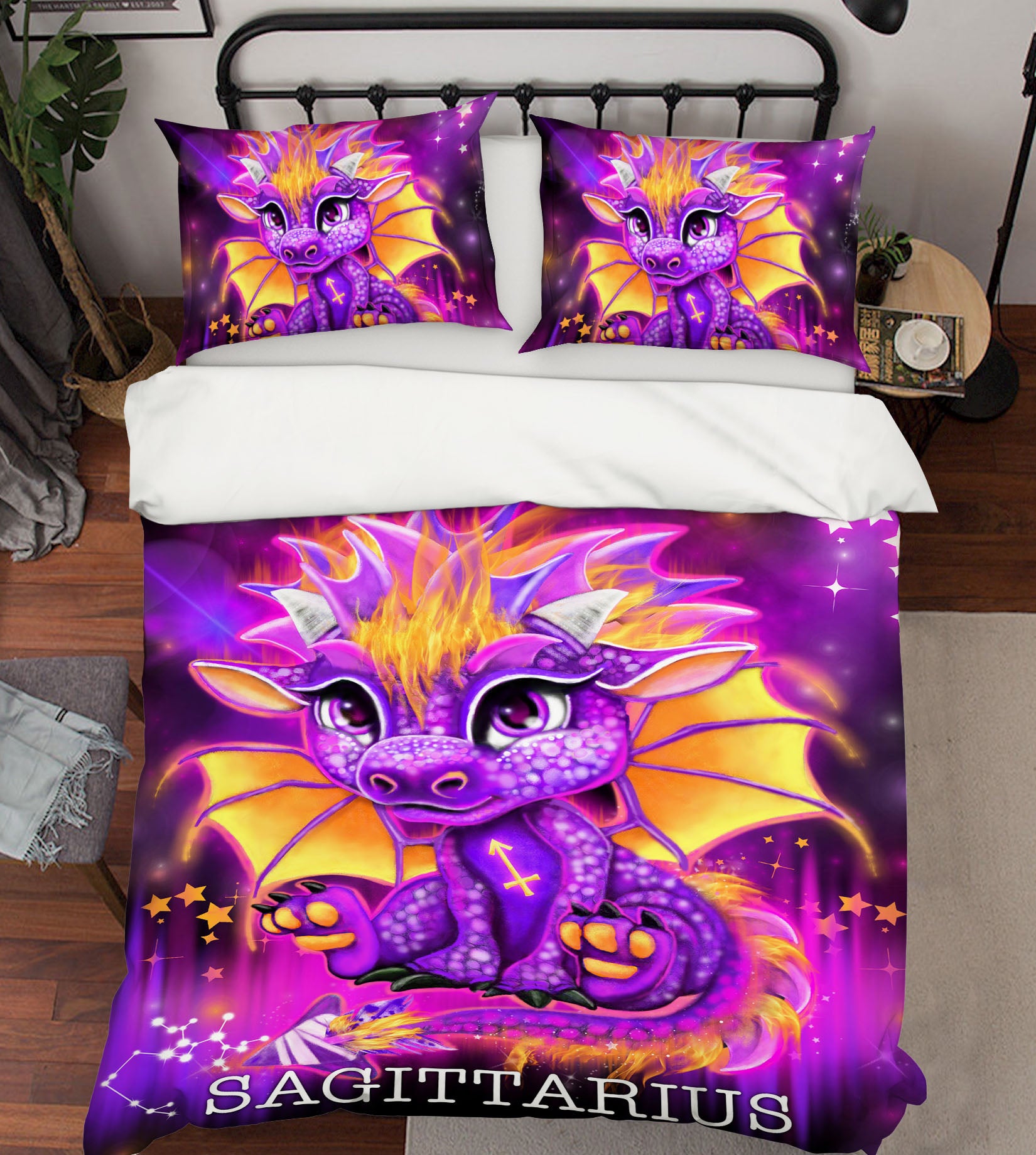 3D Sagittarius Dragon 8603 Sheena Pike Bedding Bed Pillowcases Quilt Cover Duvet Cover