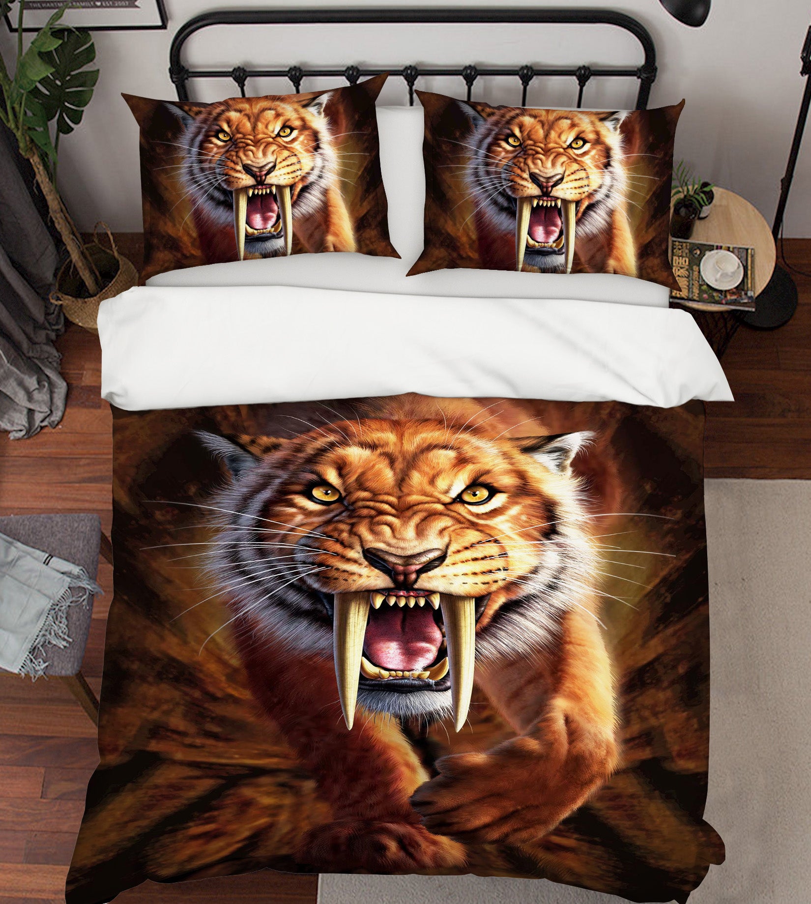 3D Sabertooth 2130 Jerry LoFaro bedding Bed Pillowcases Quilt
