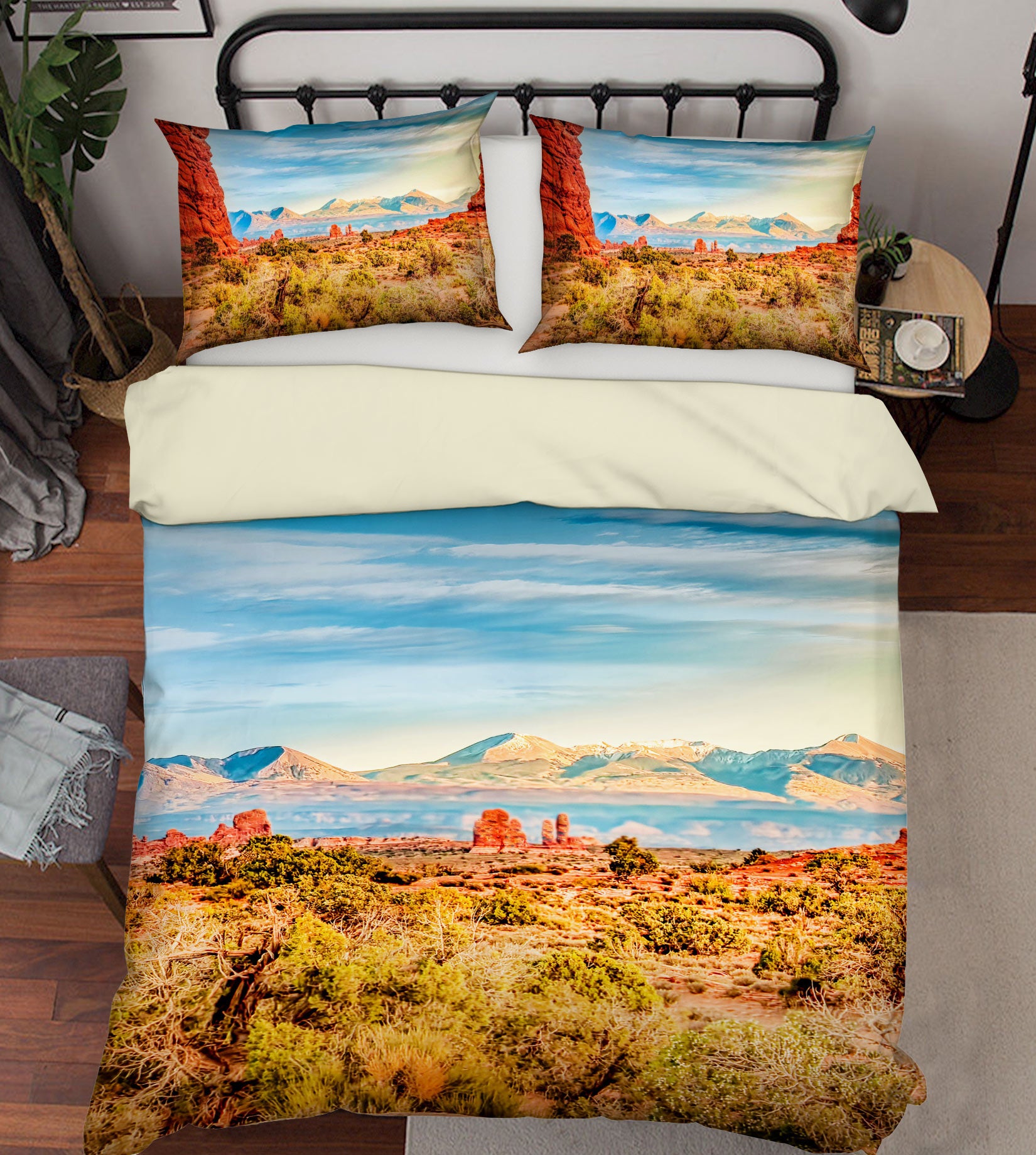 3D Mountain Grass 8507 Beth Sheridan Bedding Bed Pillowcases Quilt