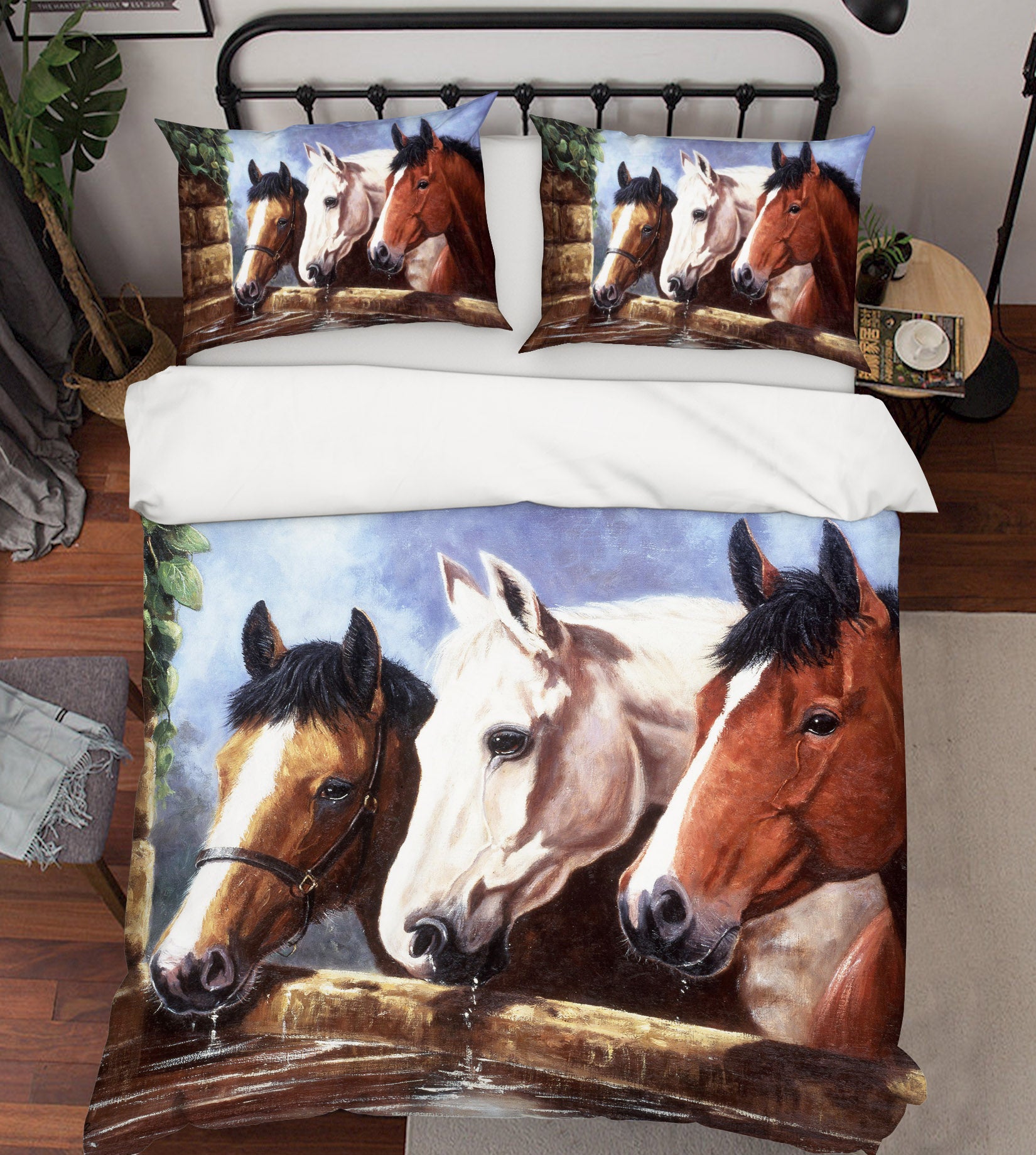 3D Horses 12507 Kevin Walsh Bedding Bed Pillowcases Quilt