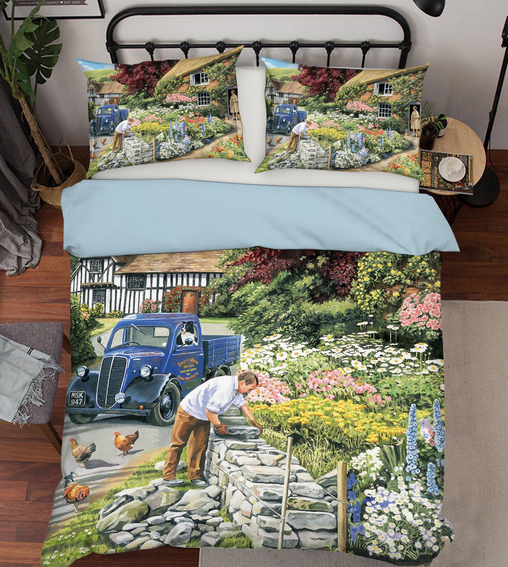 3D Drystone Walling 2022 Trevor Mitchell bedding Bed Pillowcases Quilt