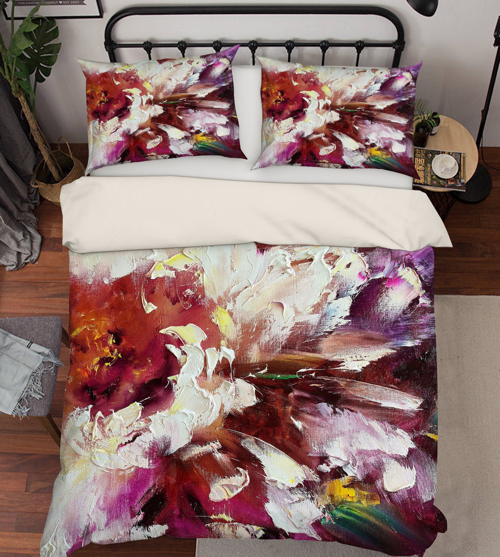 3D Flower Paint 435 Skromova Marina Bedding Bed Pillowcases Quilt