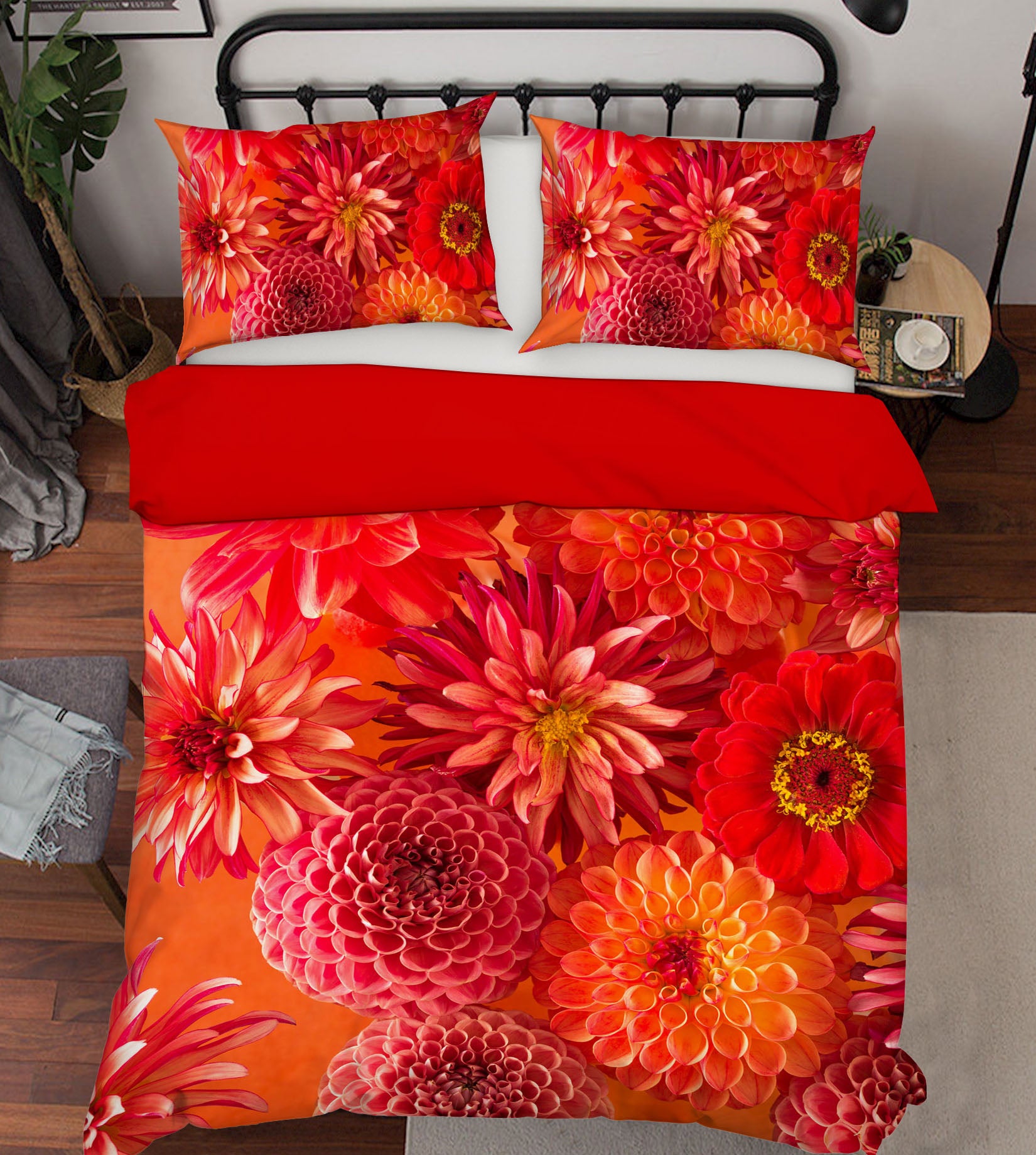 3D Bright Chrysanthemum 1026 Assaf Frank Bedding Bed Pillowcases Quilt