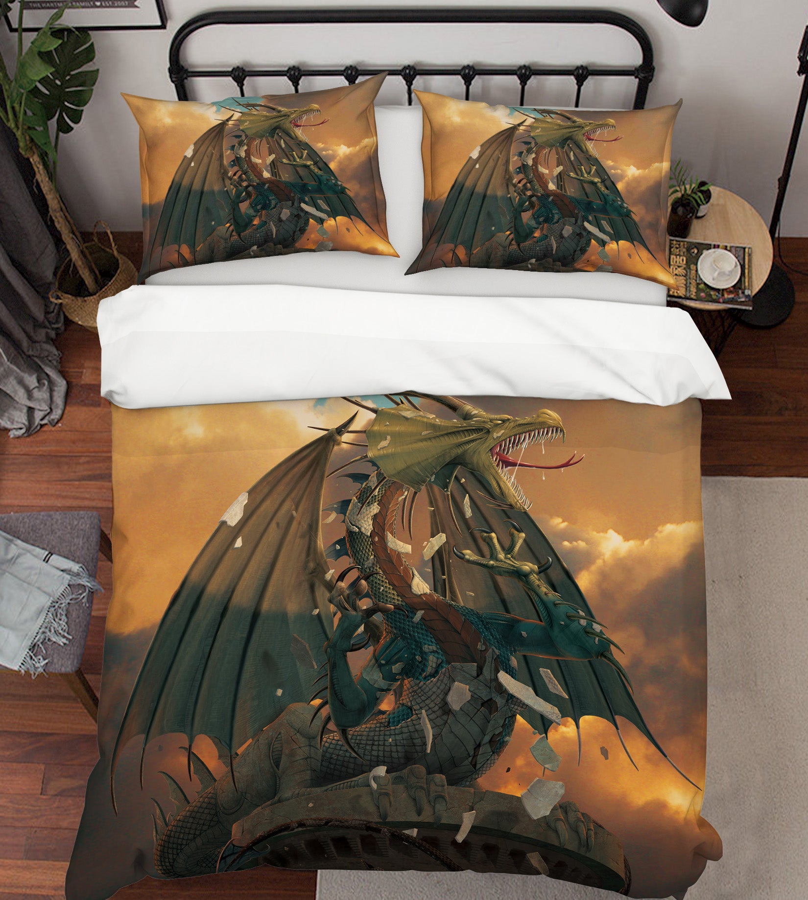 3D The Awakening 086 Bed Pillowcases Quilt Exclusive Designer Vincent