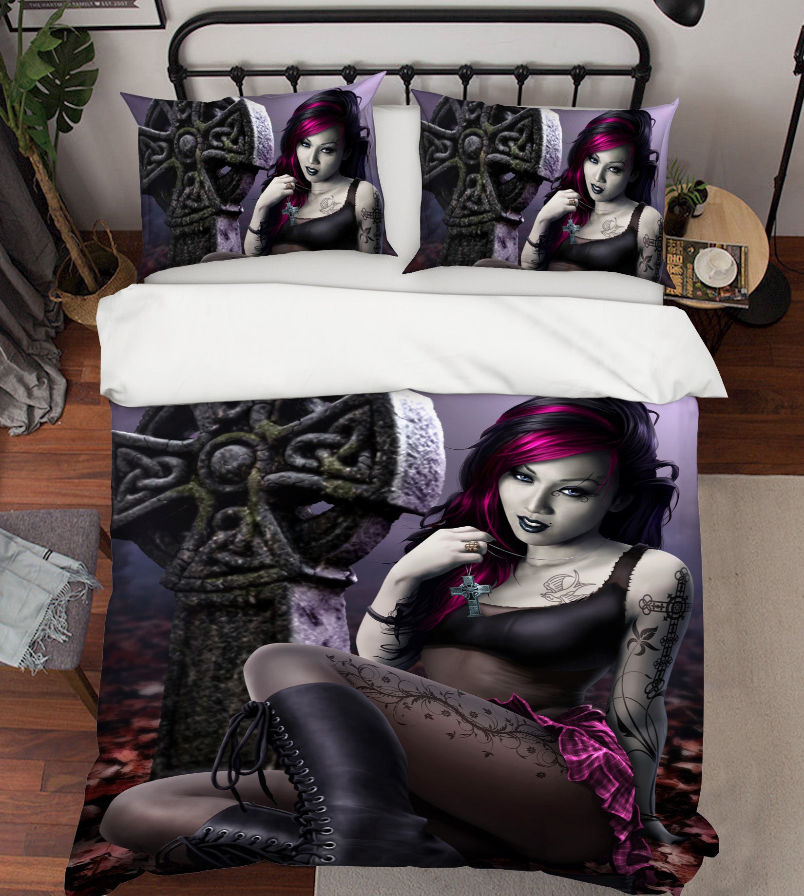 3D Beautiful Woman 4072 Tom Wood Bedding Bed Pillowcases Quilt