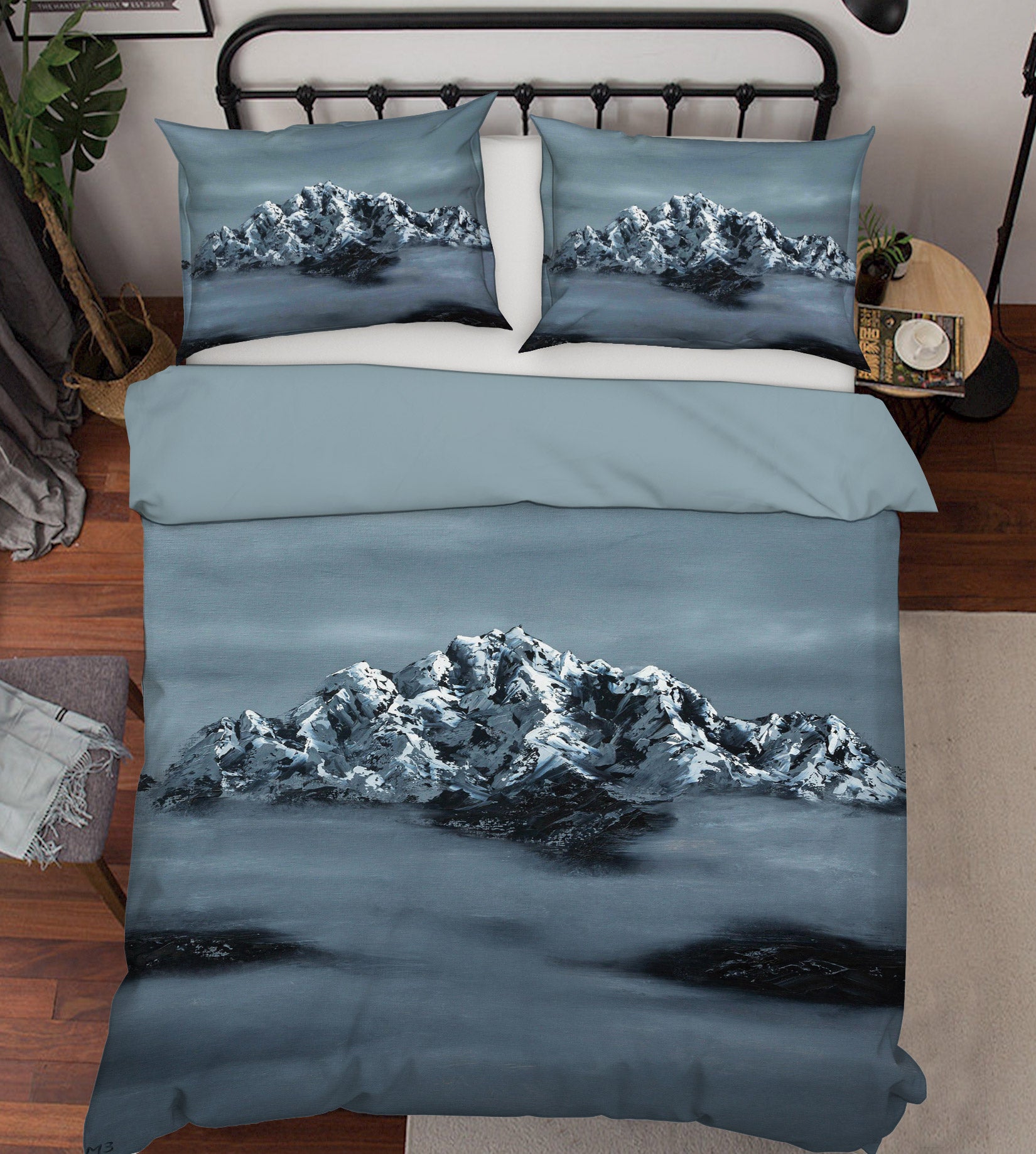 3D Snow Mountain 1741 Marina Zotova Bedding Bed Pillowcases Quilt