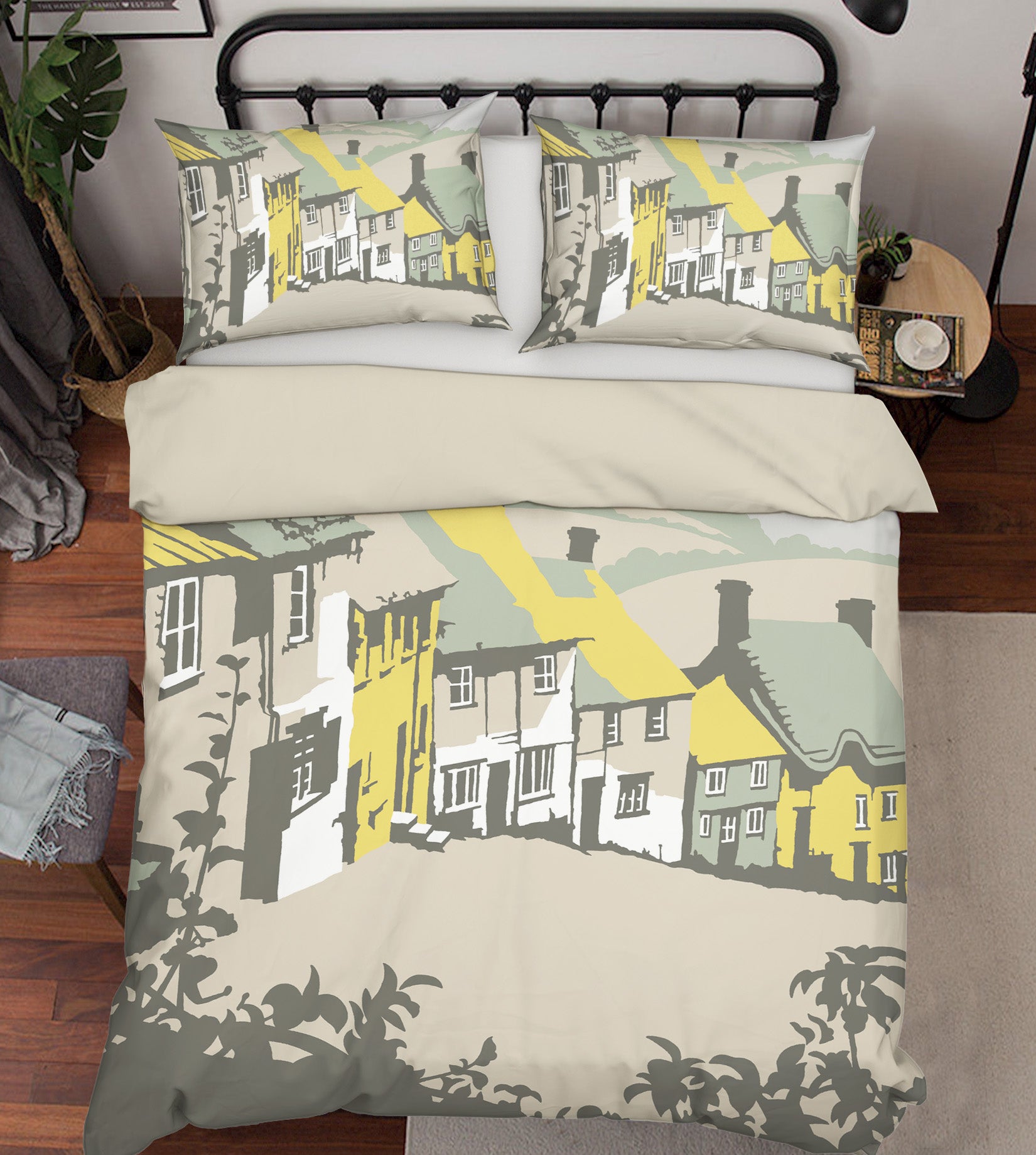 3D Shaftesbury 2055 Steve Read Bedding Bed Pillowcases Quilt