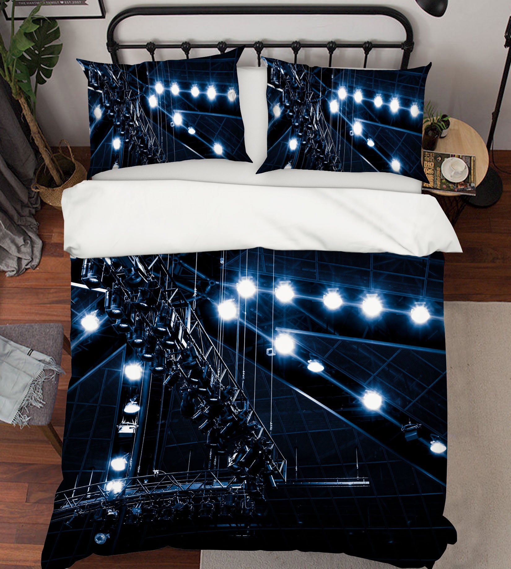 3D Night Light 2004 Noirblanc777 Bedding Bed Pillowcases Quilt