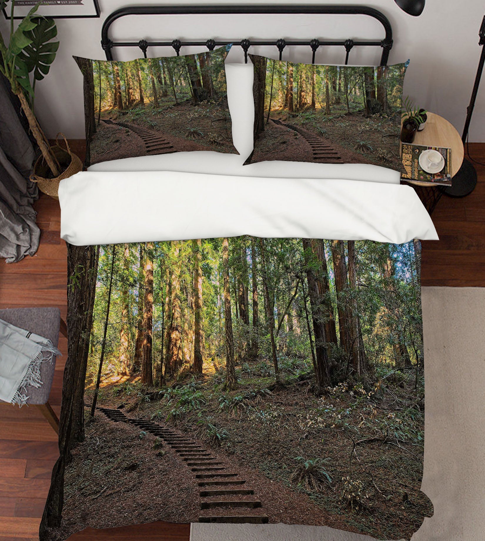 3D Forest Walkway 62179 Kathy Barefield Bedding Bed Pillowcases Quilt