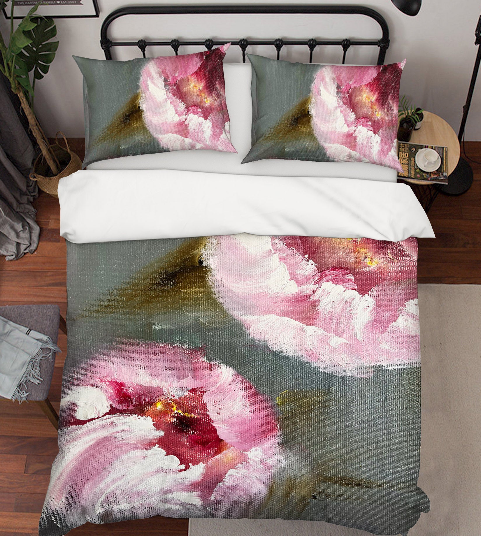 3D Painted Flowers 574 Skromova Marina Bedding Bed Pillowcases Quilt
