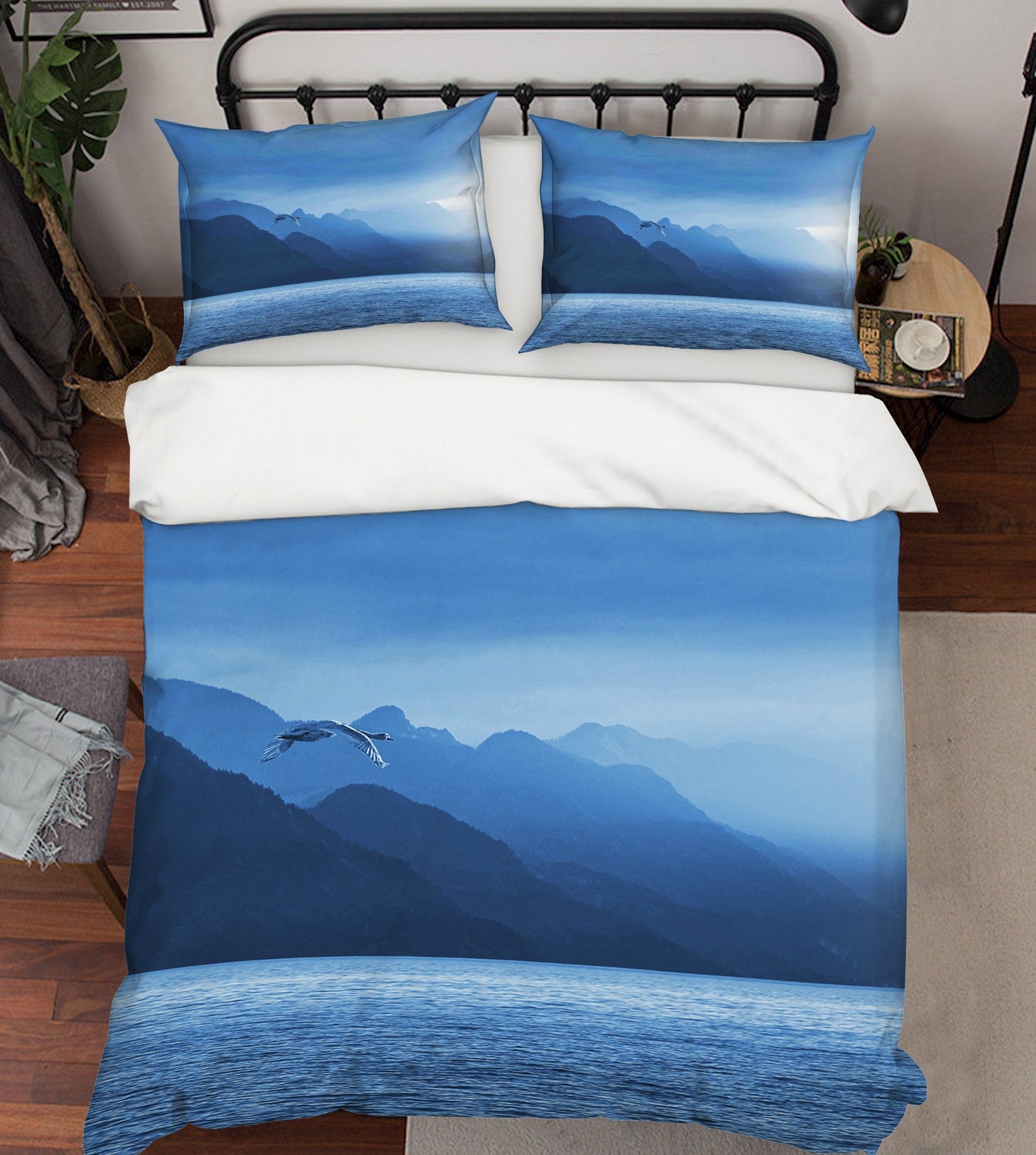 3D Sea Bird 1969 Bed Pillowcases Quilt Quiet Covers AJ Creativity Home 