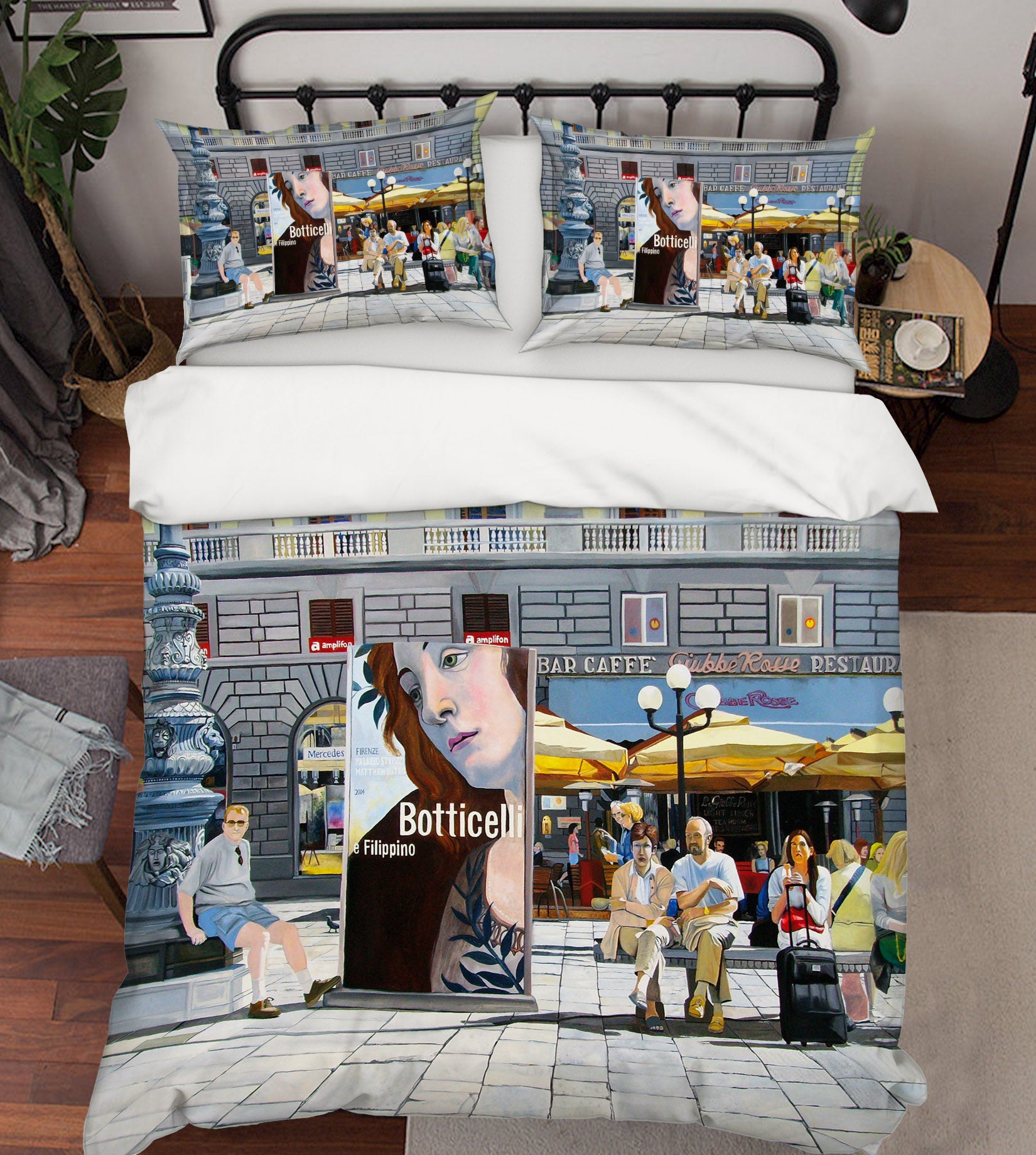 3D Street Side 11037 Matthew Holden Bates Bedding Bed Pillowcases Quilt