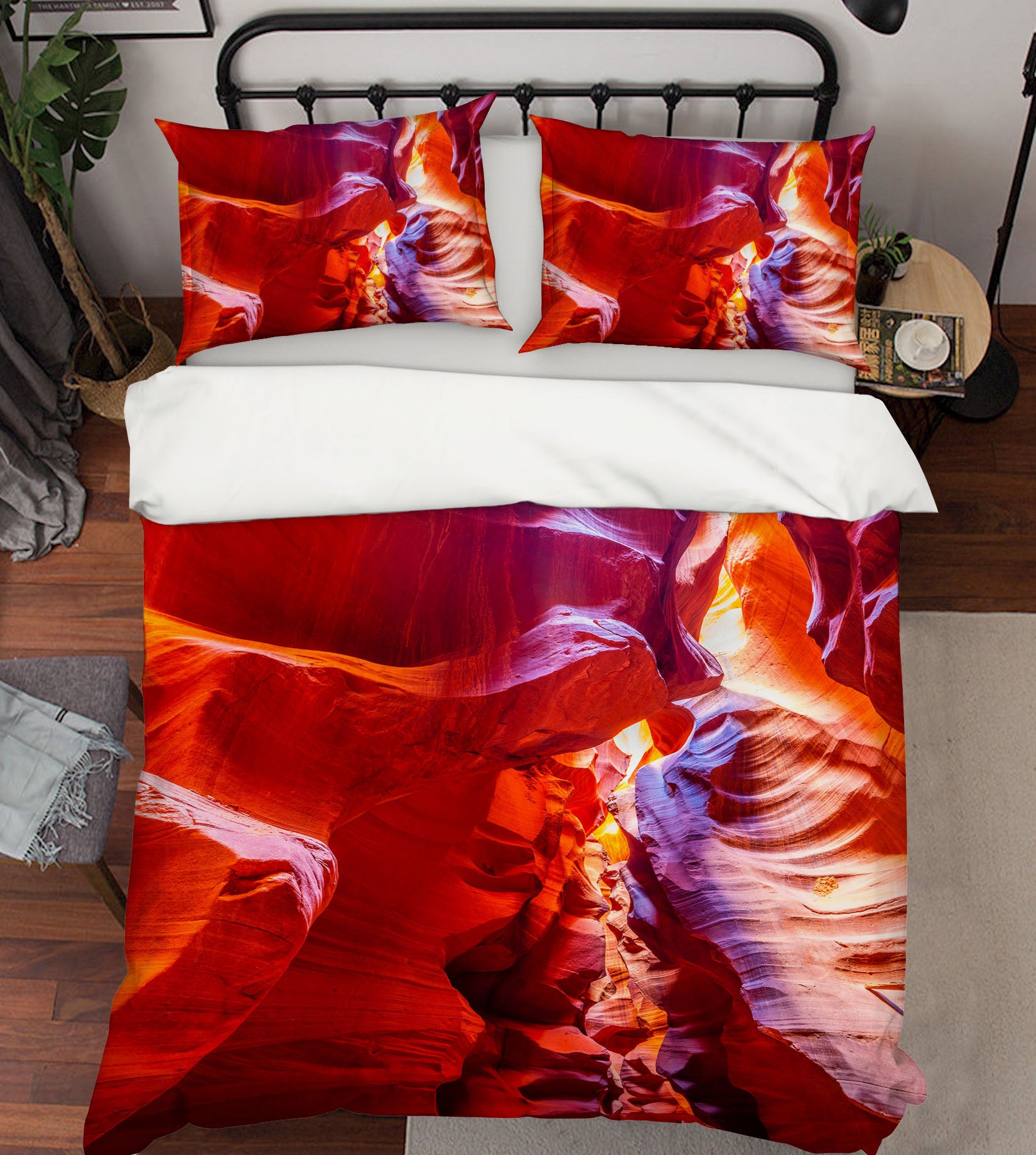 3D Inside Antelope Canyon 037 Marco Carmassi Bedding Bed Pillowcases Quilt