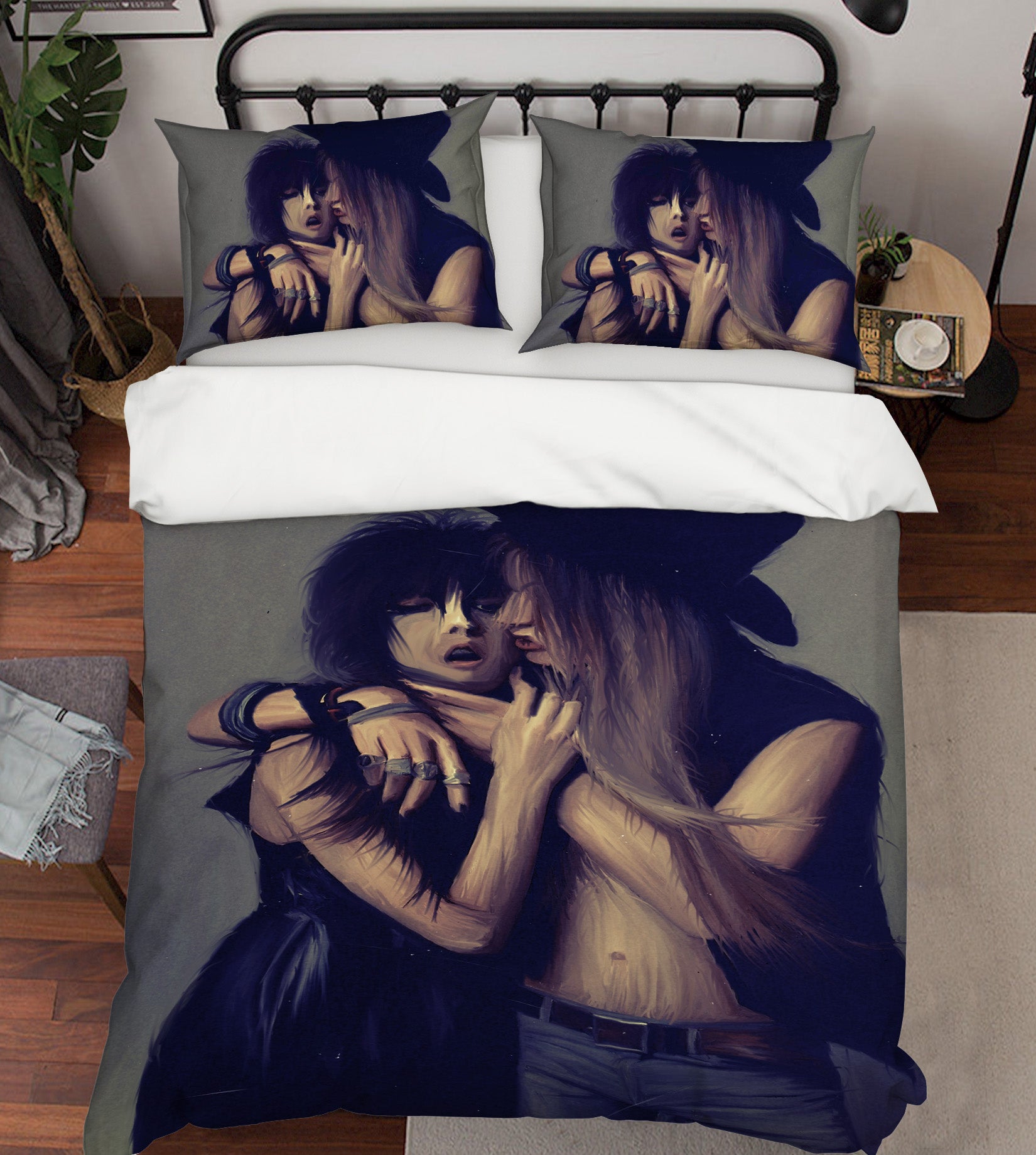 3D Hug And Kiss 2010 Marco Cavazzana Bedding Bed Pillowcases Quilt