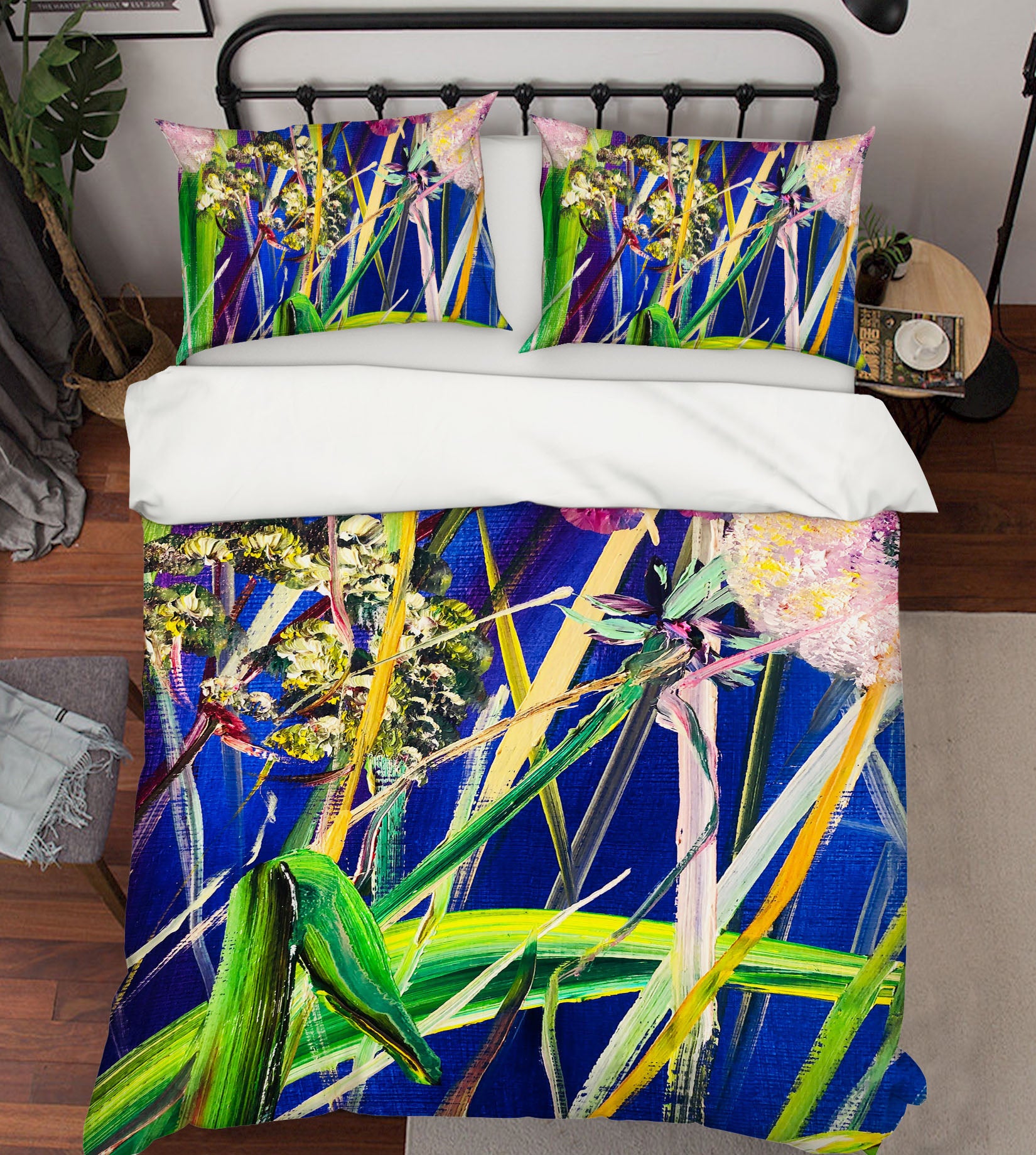 3D Green Grass Flower 561 Skromova Marina Bedding Bed Pillowcases Quilt