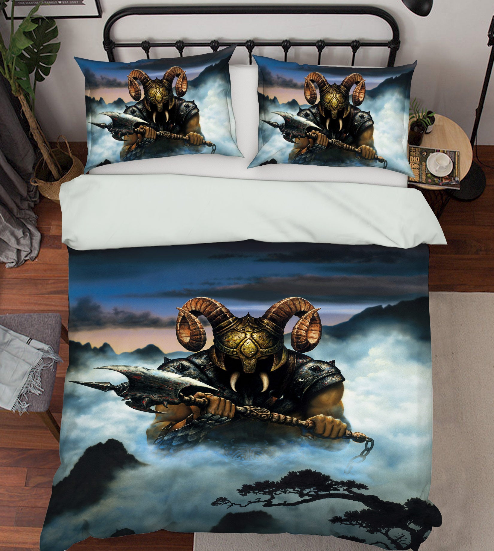 3D Bull Rider 018 Ciruelo Bedding Bed Pillowcases Quilt Cover Duvet Cover