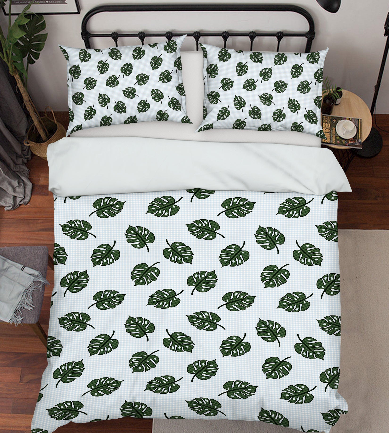 3D Leaves Pattern 10994 Kashmira Jayaprakash Bedding Bed Pillowcases Quilt