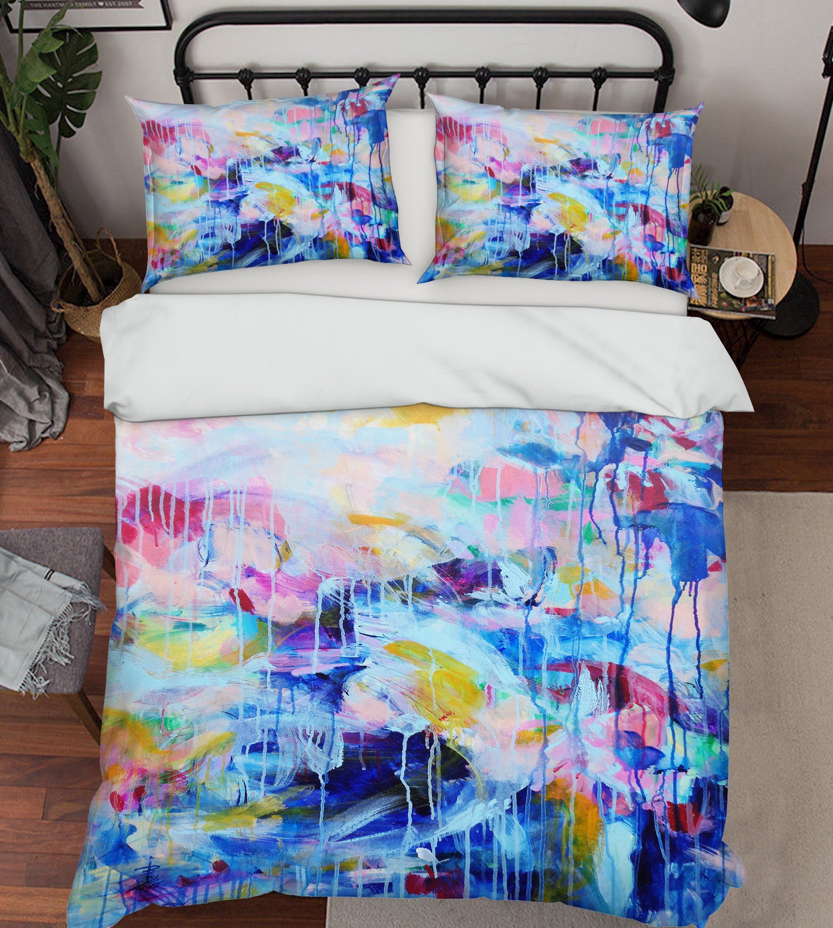 3D Colorful Watercolor 1124 Misako Chida Bedding Bed Pillowcases Quilt