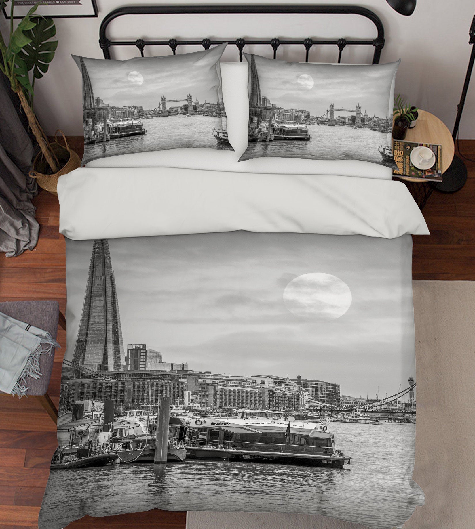 3D Bridge Building 6961 Assaf Frank Bedding Bed Pillowcases Quilt Cover Duvet Cover