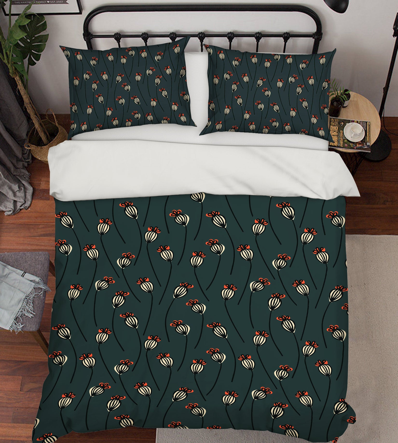 3D Flower Pattern 109146 Kashmira Jayaprakash Bedding Bed Pillowcases Quilt