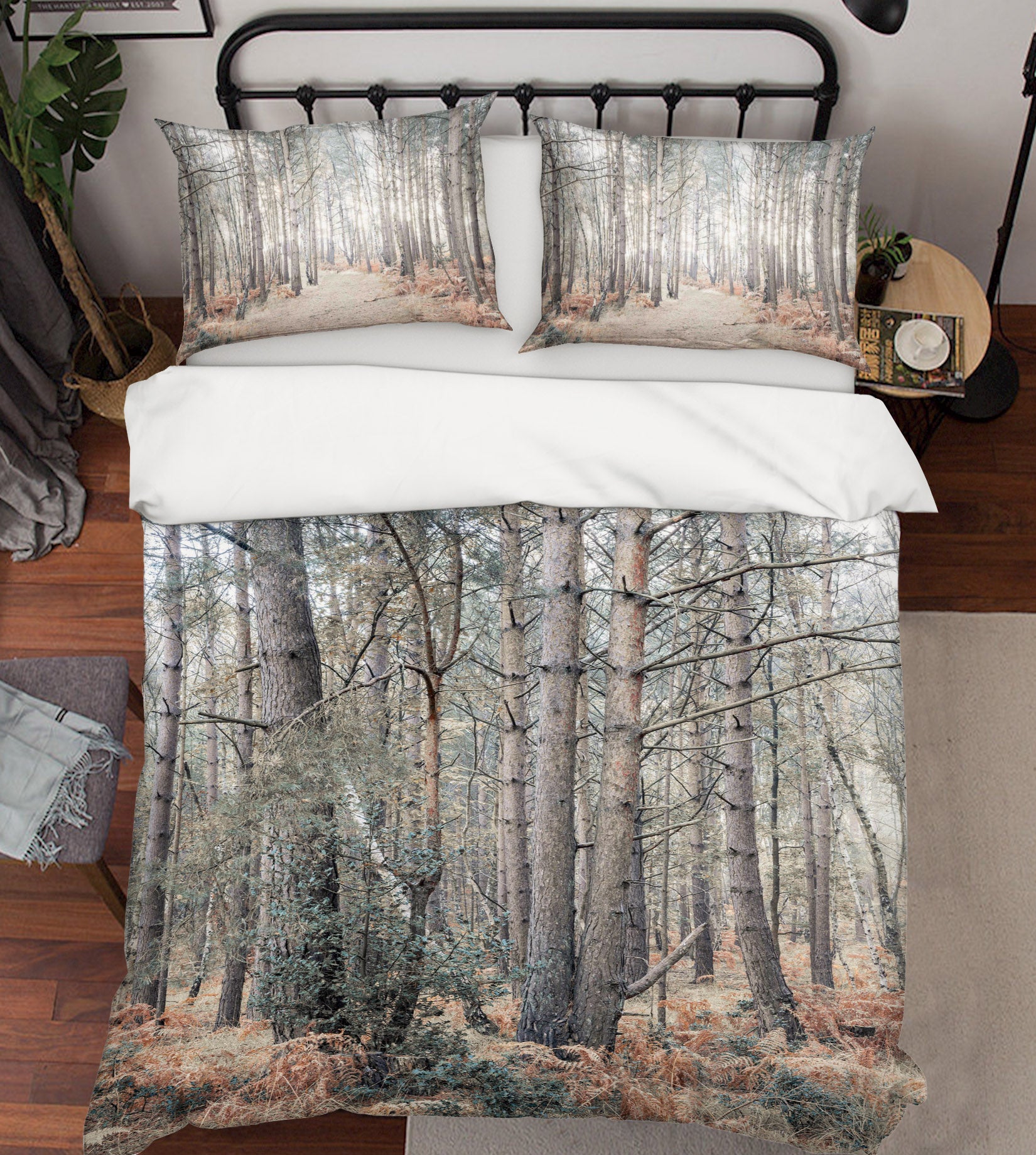 3D Tall Tree 7208 Assaf Frank Bedding Bed Pillowcases Quilt Cover Duvet Cover