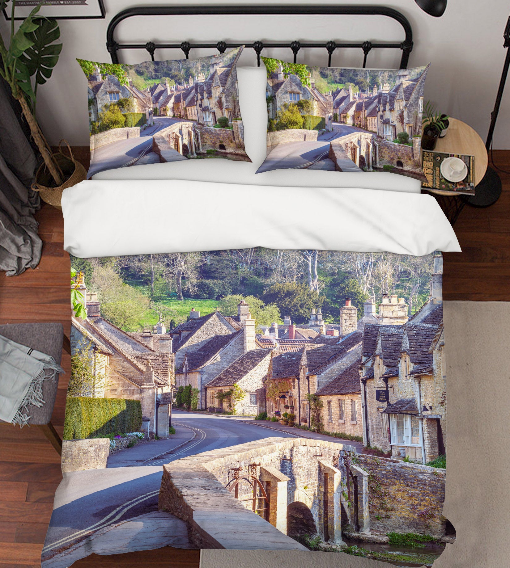 3D Summer Village 7184 Assaf Frank Bedding Bed Pillowcases Quilt Cover Duvet Cover