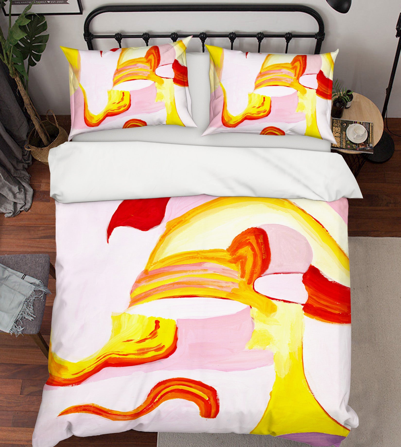 3D Abstract Painting 082 Bed Pillowcases Quilt