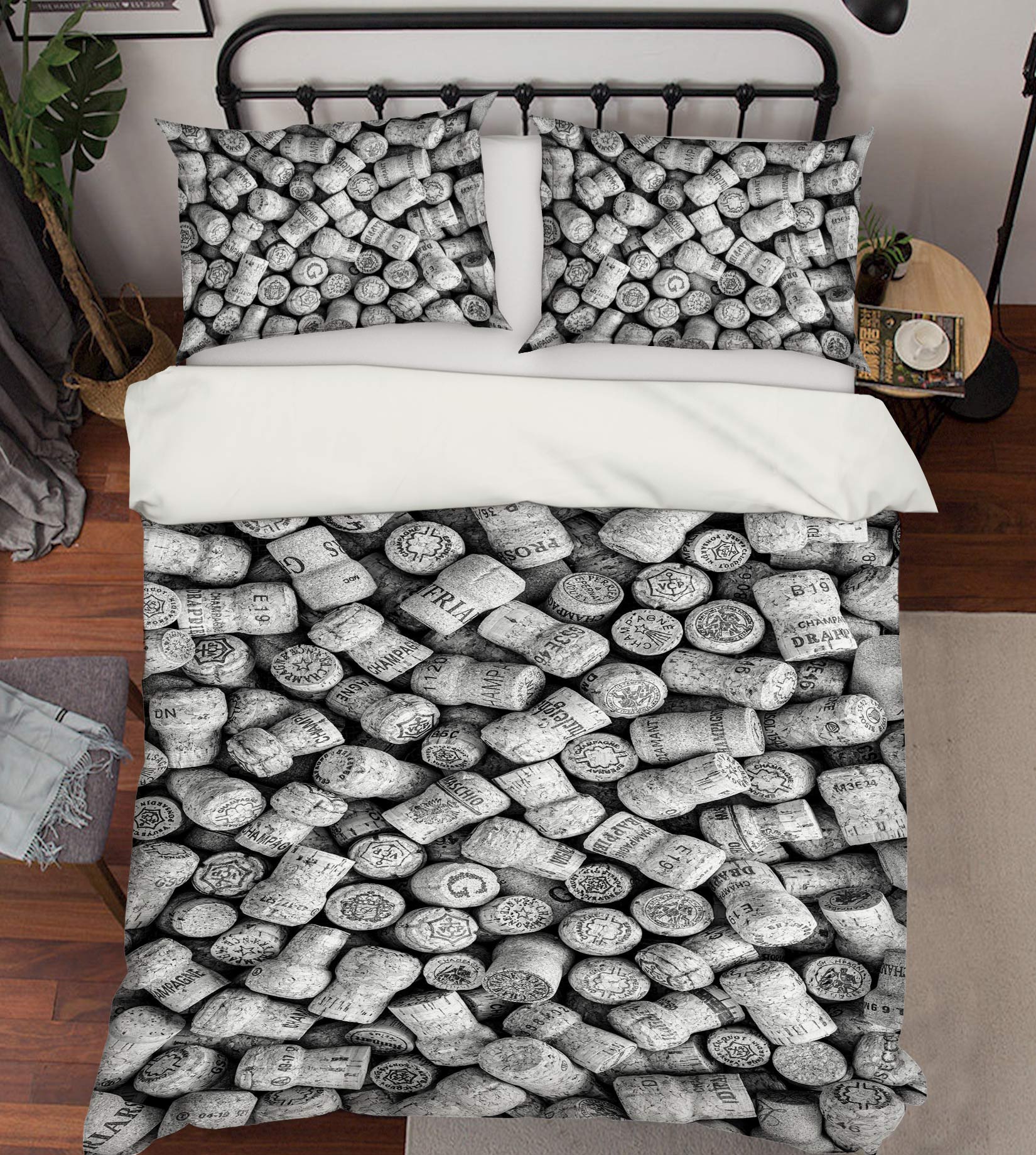 3D Gray Bottle 6980 Assaf Frank Bedding Bed Pillowcases Quilt Cover Duvet Cover