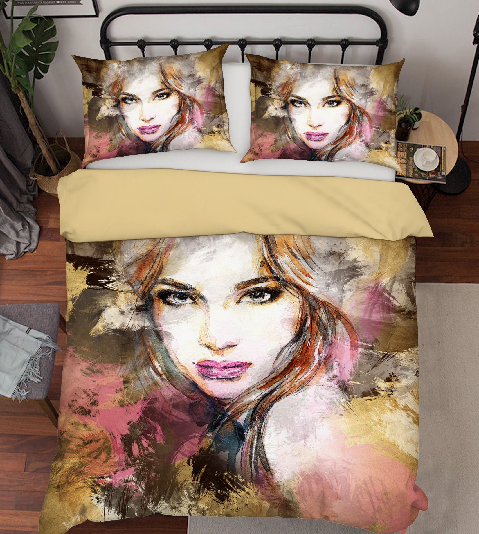 3D Mature Women 001 Bed Pillowcases Quilt