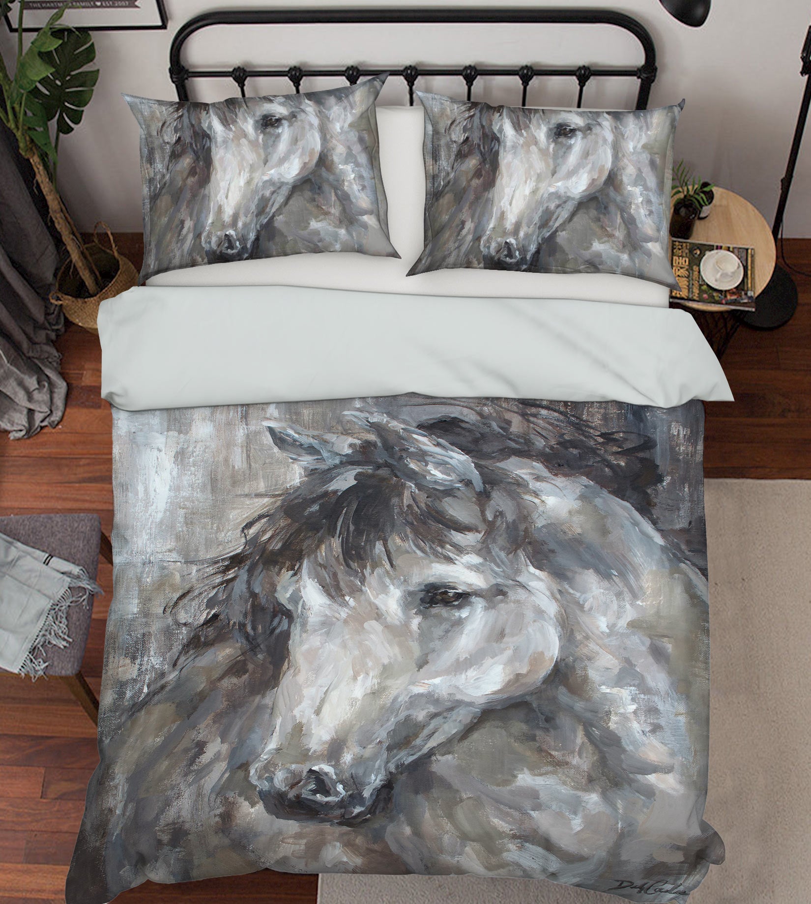 3D Horse 2096 Debi Coules Bedding Bed Pillowcases Quilt