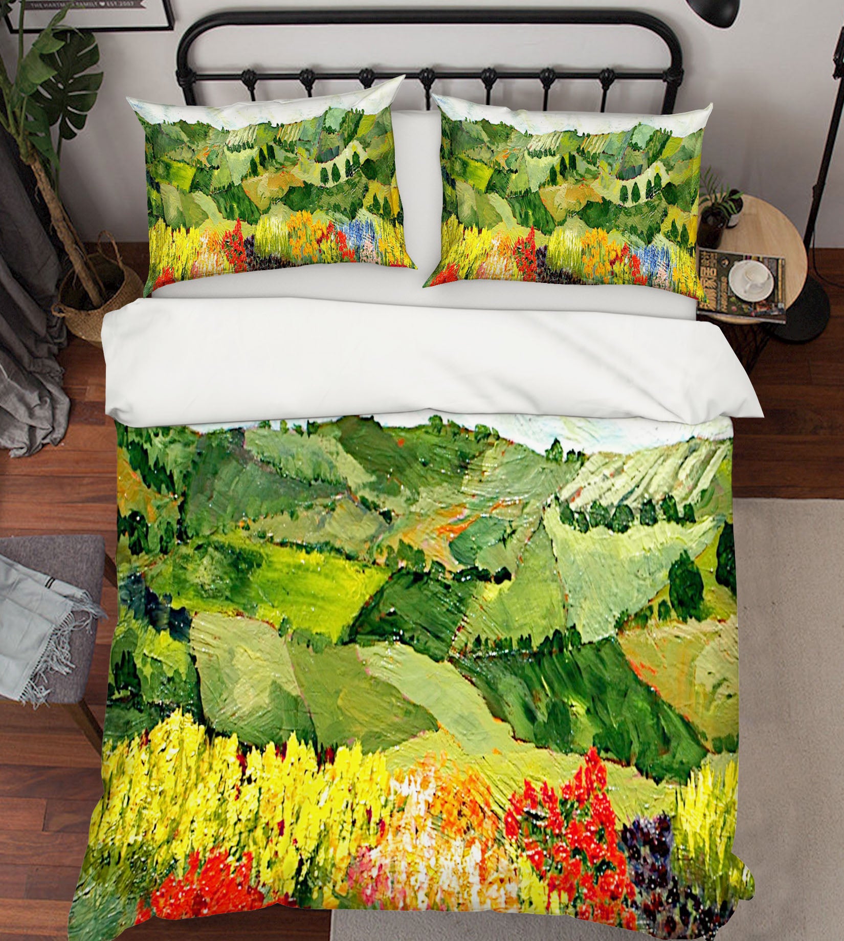 3D Field Painting 1006 Allan P. Friedlander Bedding Bed Pillowcases Quilt