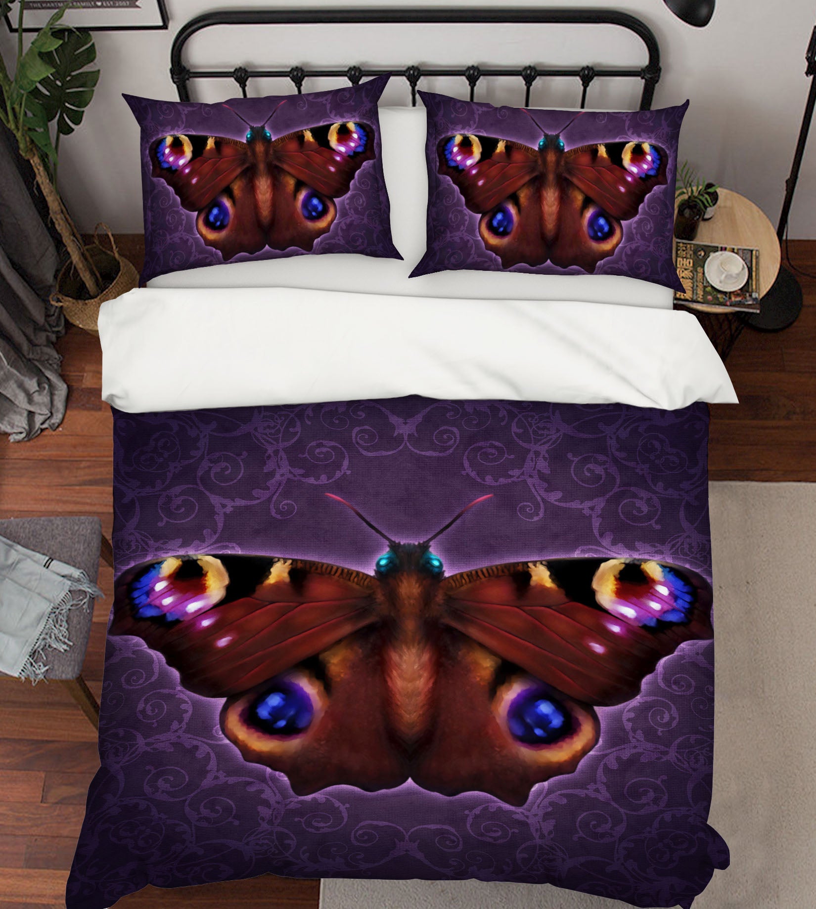 3D Brown Moth 8817 Brigid Ashwood Bedding Bed Pillowcases Quilt Cover Duvet Cover