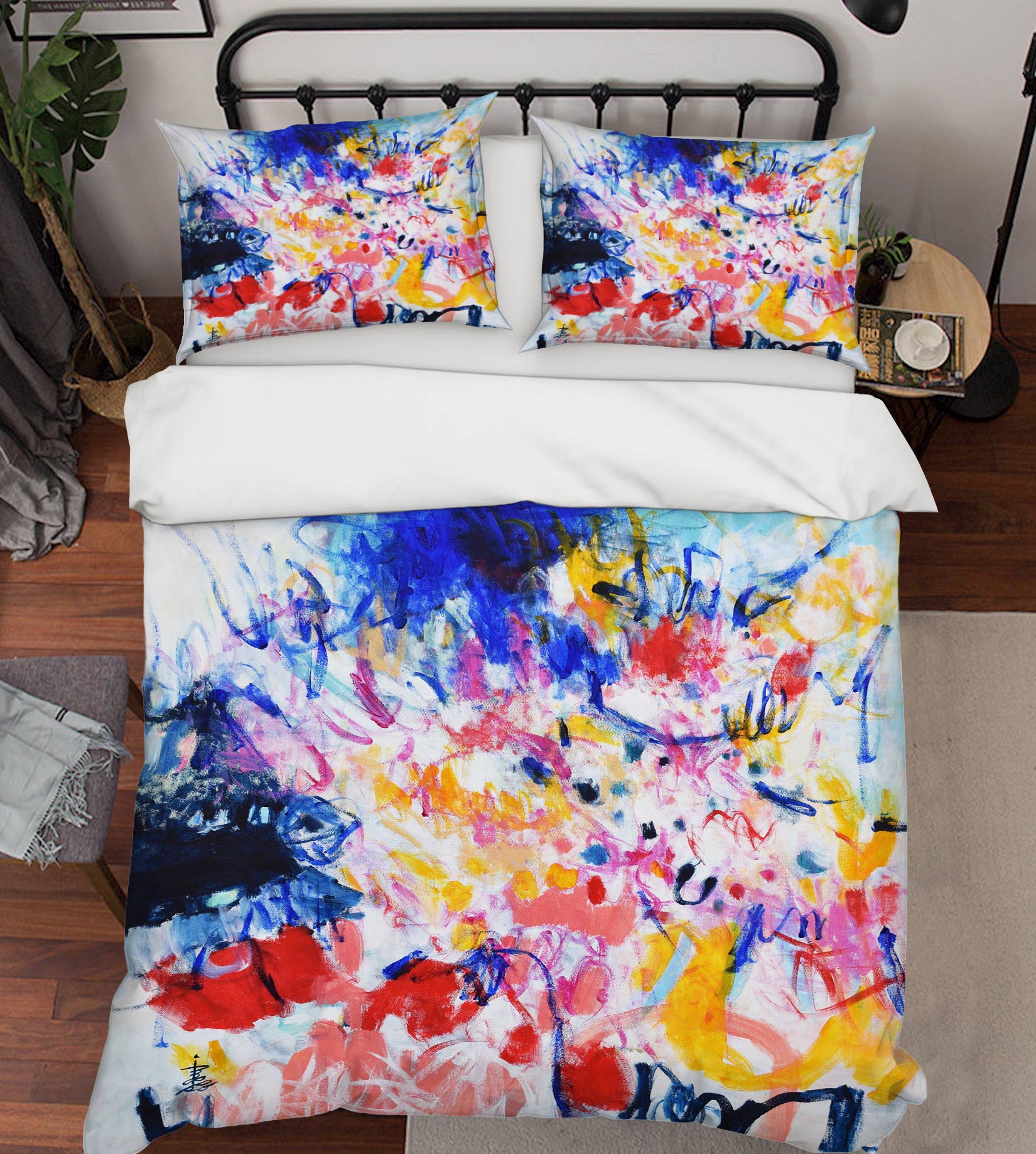 3D Art Graffiti 1196 Misako Chida Bedding Bed Pillowcases Quilt Cover Duvet Cover