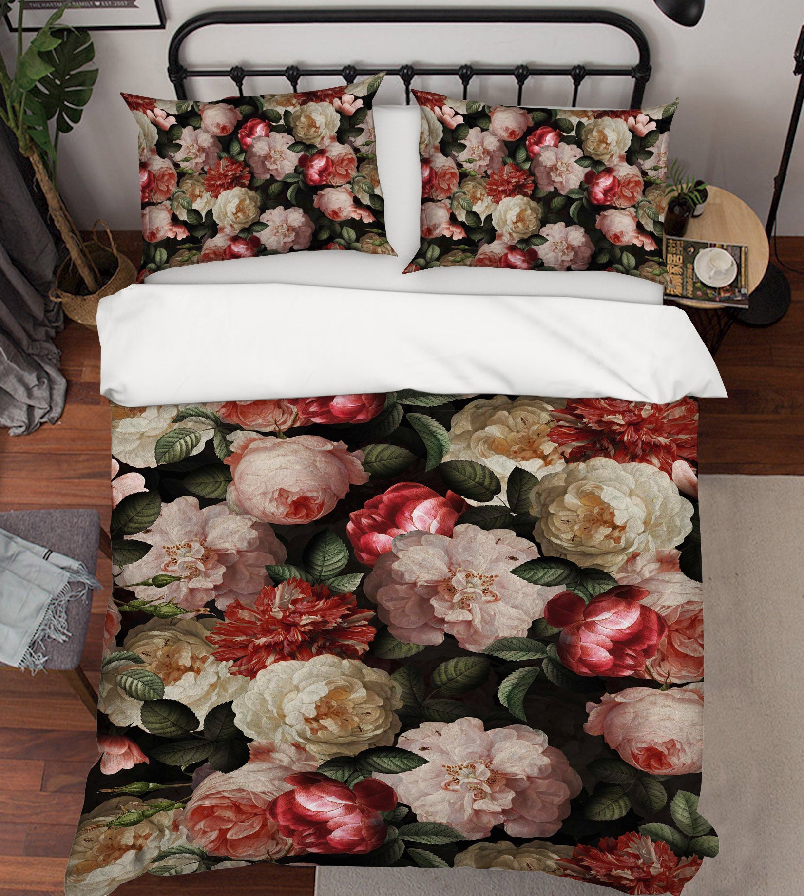 3D Beautiful Peony Flower 113 Uta Naumann Bedding Bed Pillowcases Quilt
