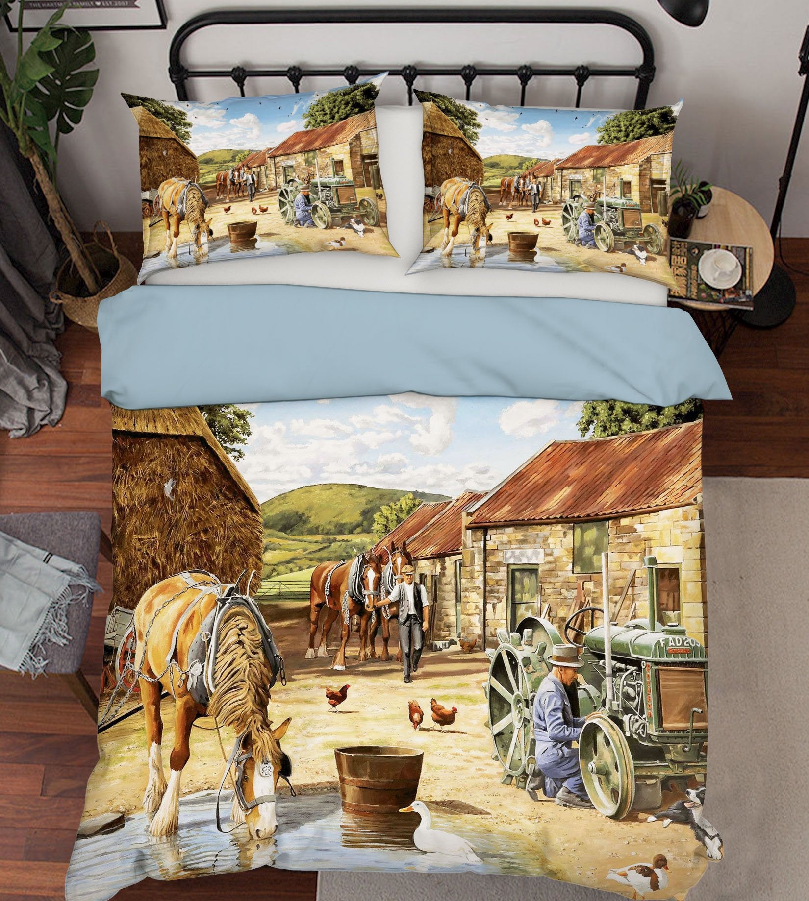 3D Back From The Fields 2006 Trevor Mitchell bedding Bed Pillowcases Quilt Quiet Covers AJ Creativity Home 