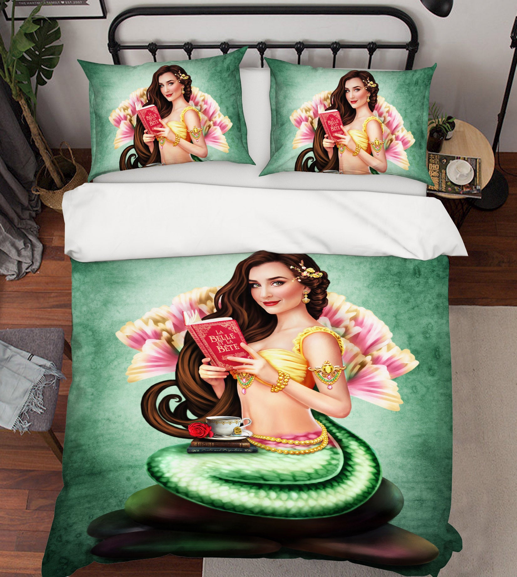 3D Mermaid Woman 8811 Brigid Ashwood Bedding Bed Pillowcases Quilt Cover Duvet Cover