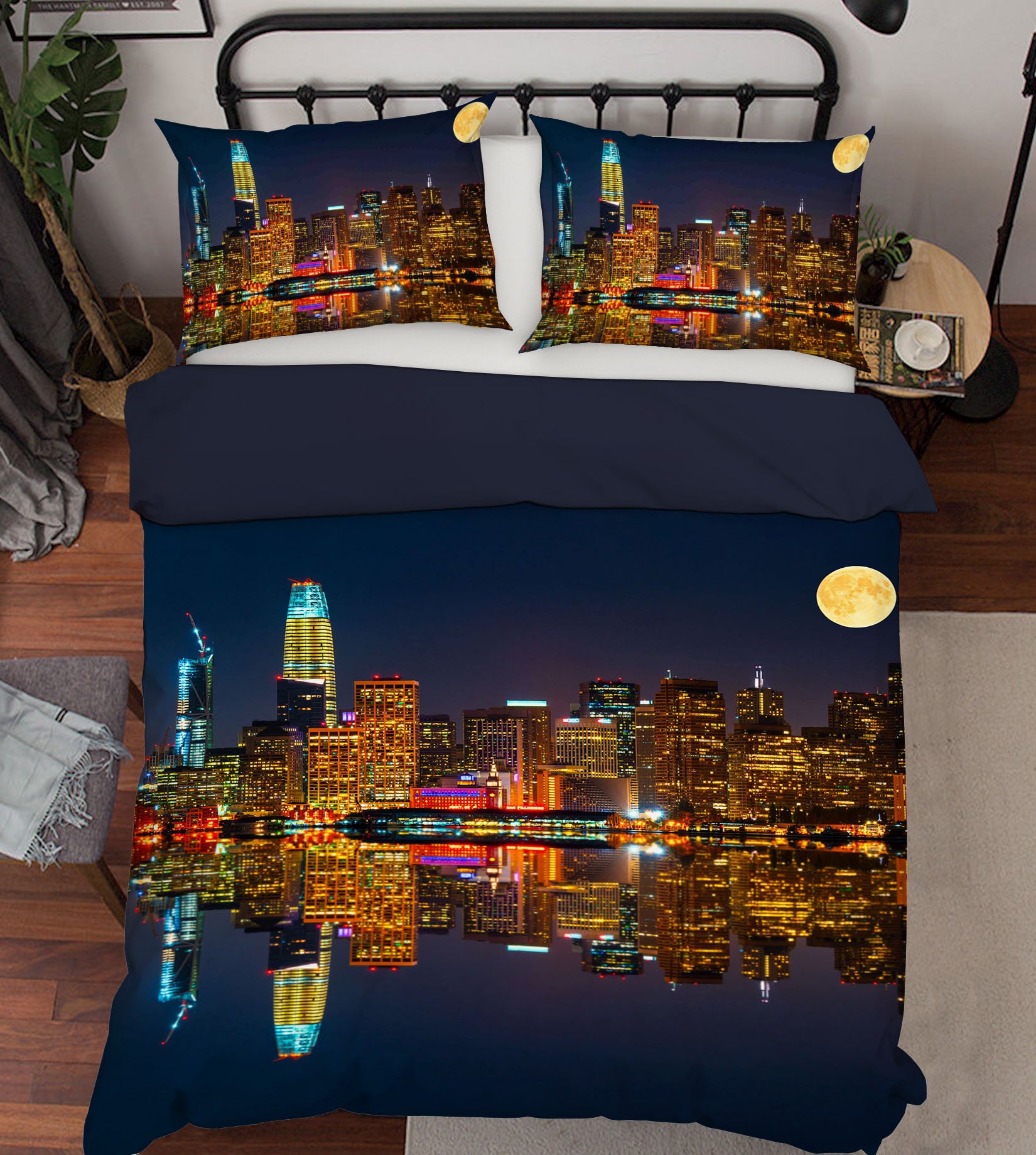 3D Seaside City 2116 Marco Carmassi Bedding Bed Pillowcases Quilt