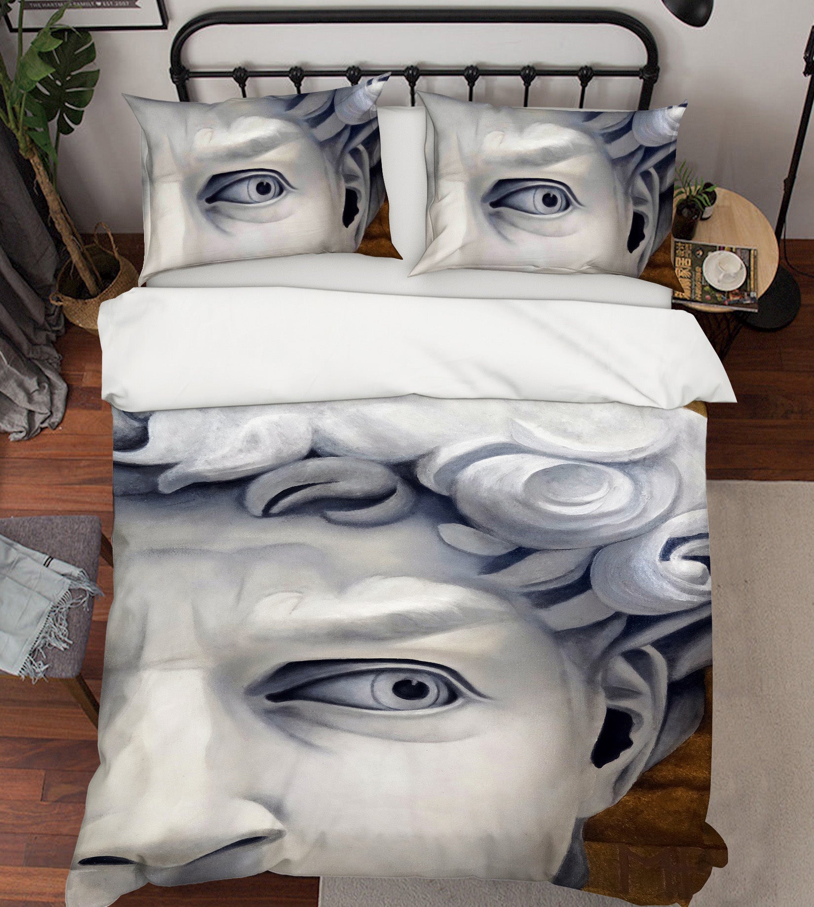 3D Statue Of David 11042 Matthew Holden Bates Bedding Bed Pillowcases Quilt