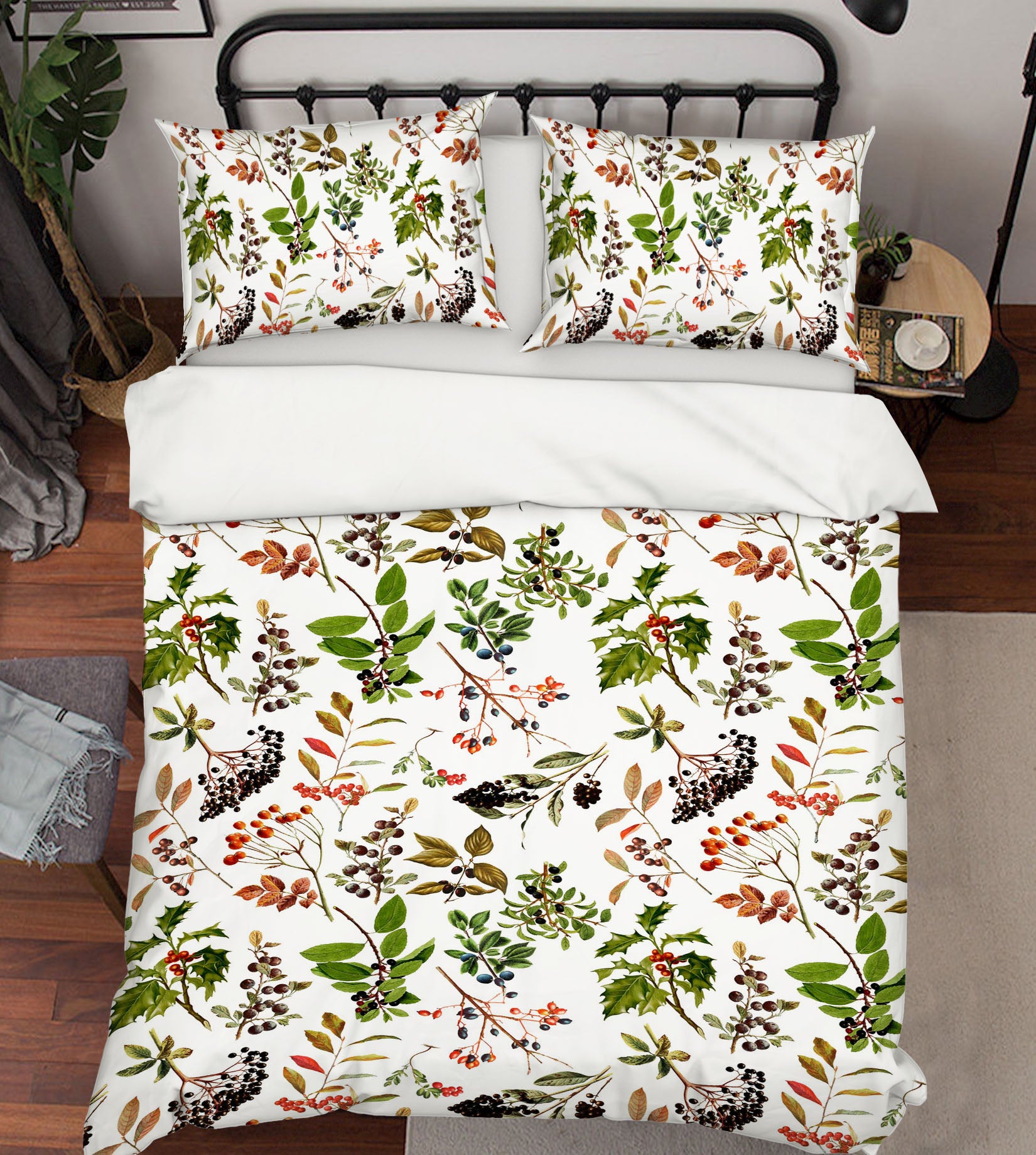 3D Small Fruit 104 Uta Naumann Bedding Bed Pillowcases Quilt