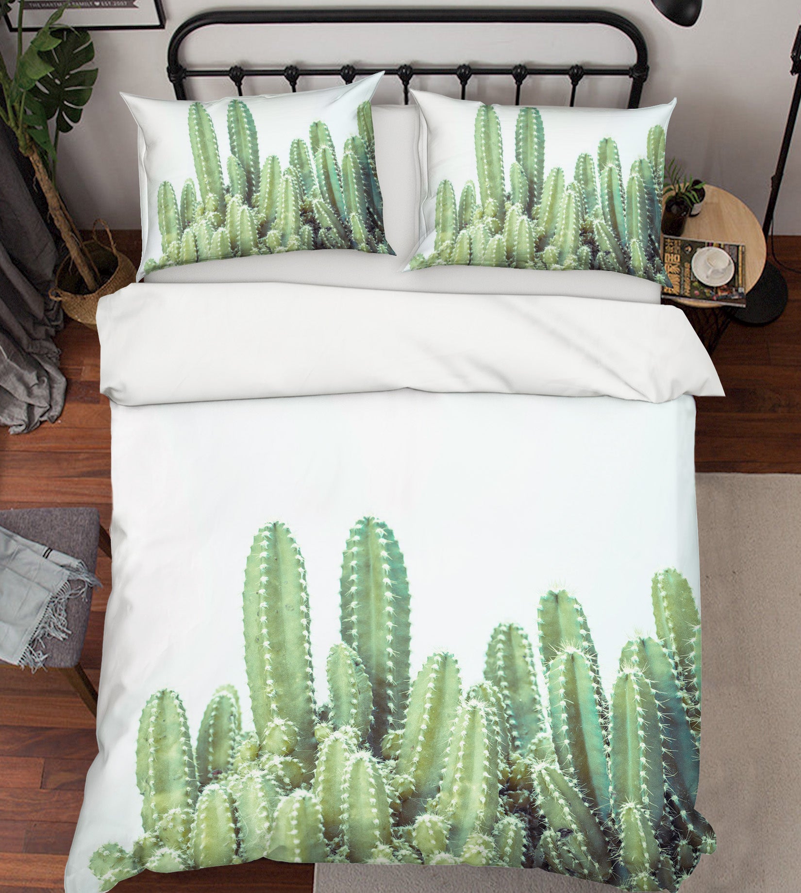 3D Green Cactus 2019 Assaf Frank Bedding Bed Pillowcases Quilt