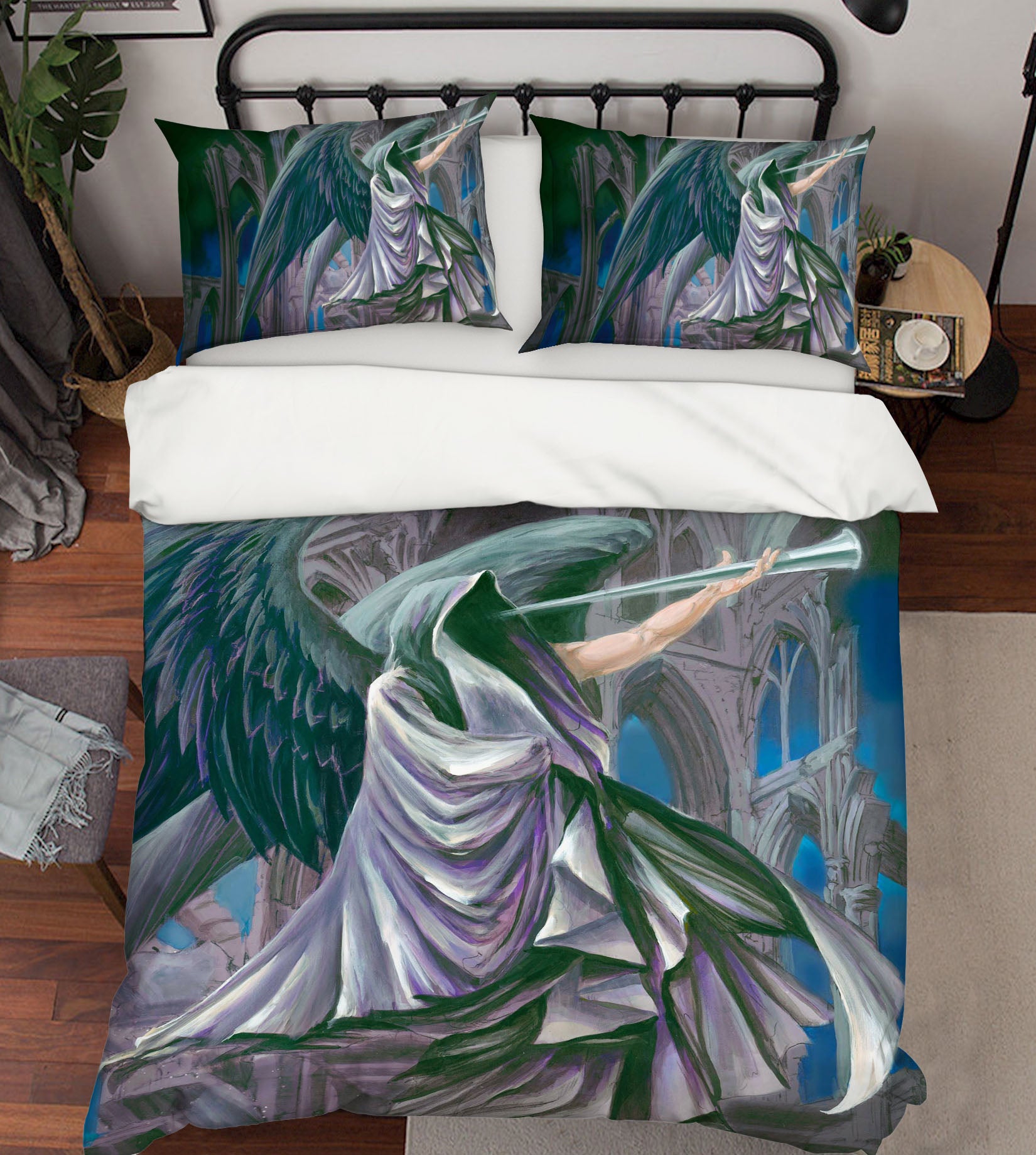 3D Dark Wings 8303 Ruth Thompson Bedding Bed Pillowcases Quilt Cover Duvet Cover