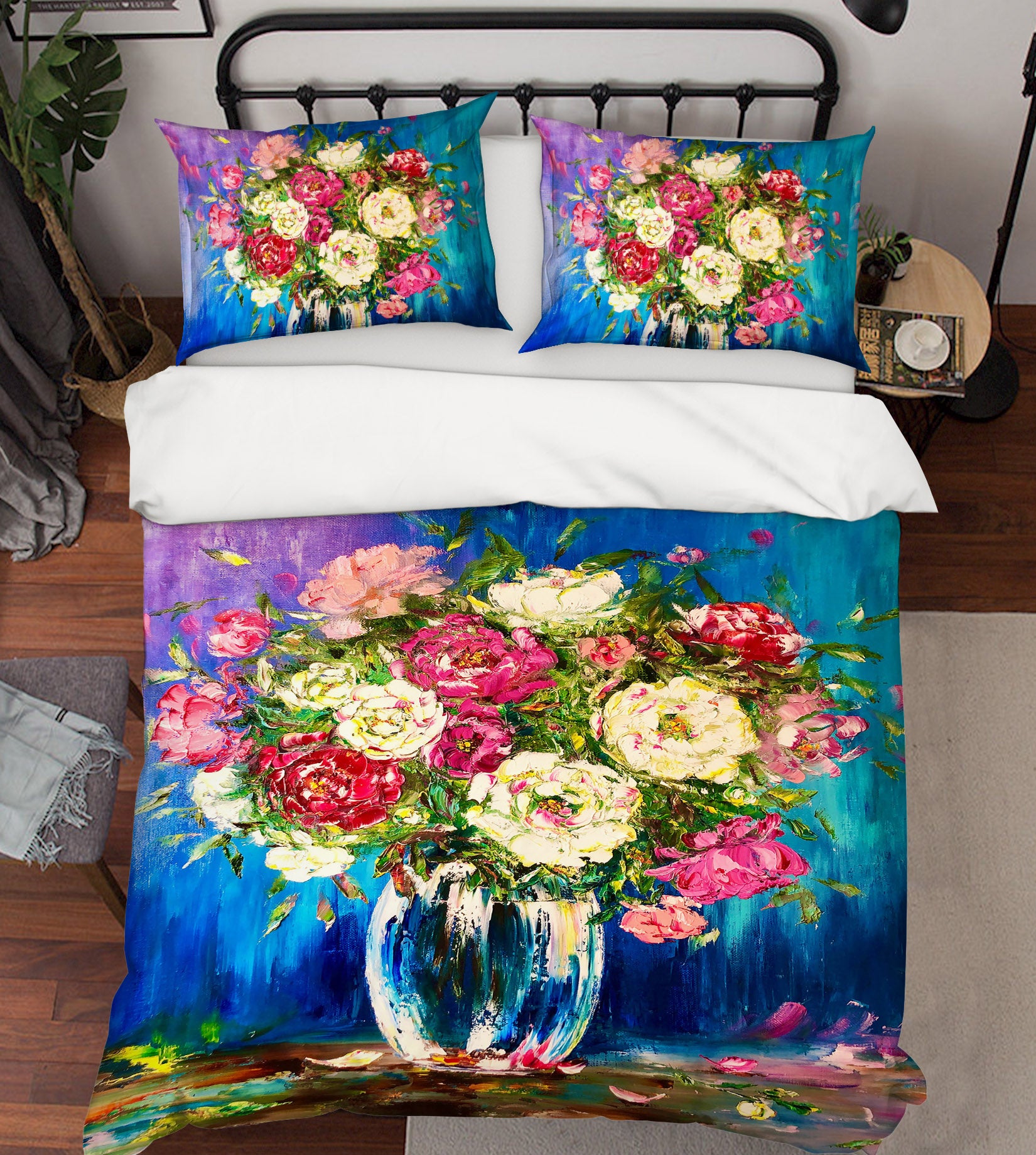 3D Colorful Flower Vase 572 Skromova Marina Bedding Bed Pillowcases Quilt