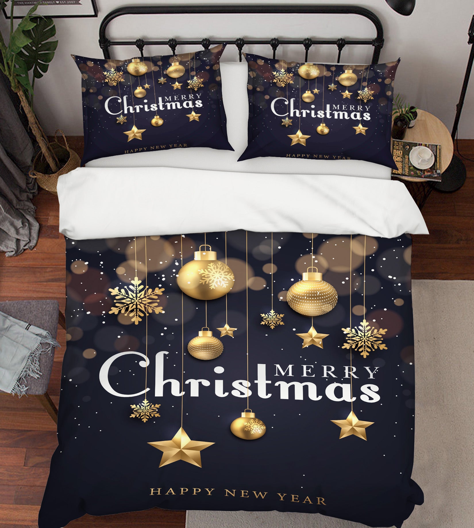 3D Golden Ball 64011 Bed Pillowcases Quilt