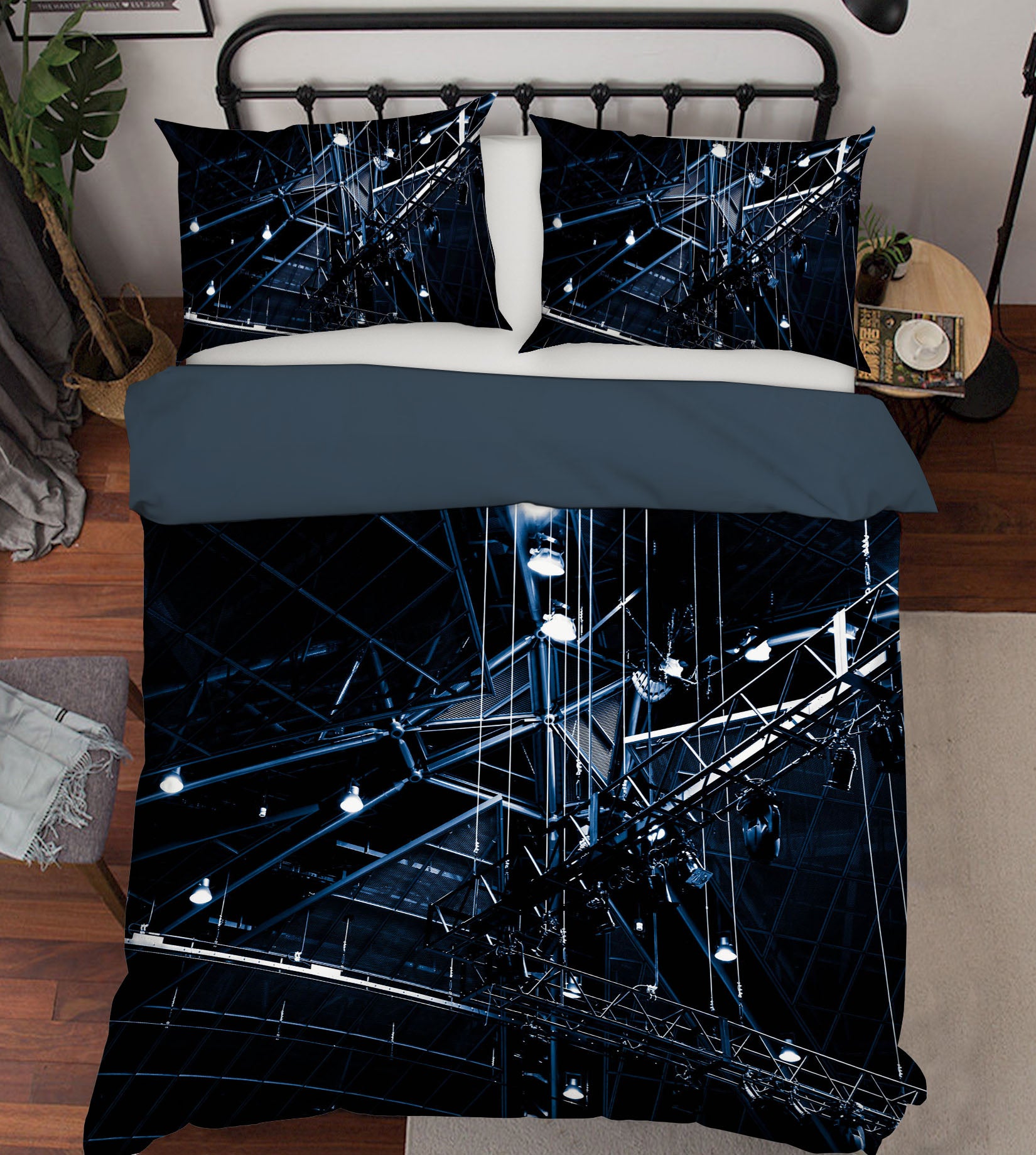 3D Bright Light 2001 Noirblanc777 Bedding Bed Pillowcases Quilt