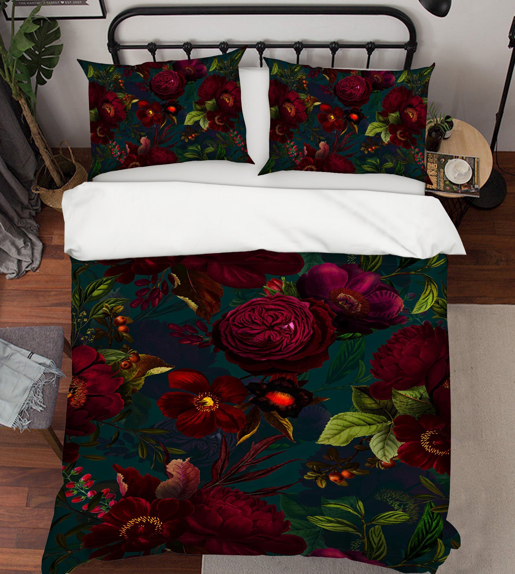 3D Red Flower Growing 182 Uta Naumann Bedding Bed Pillowcases Quilt