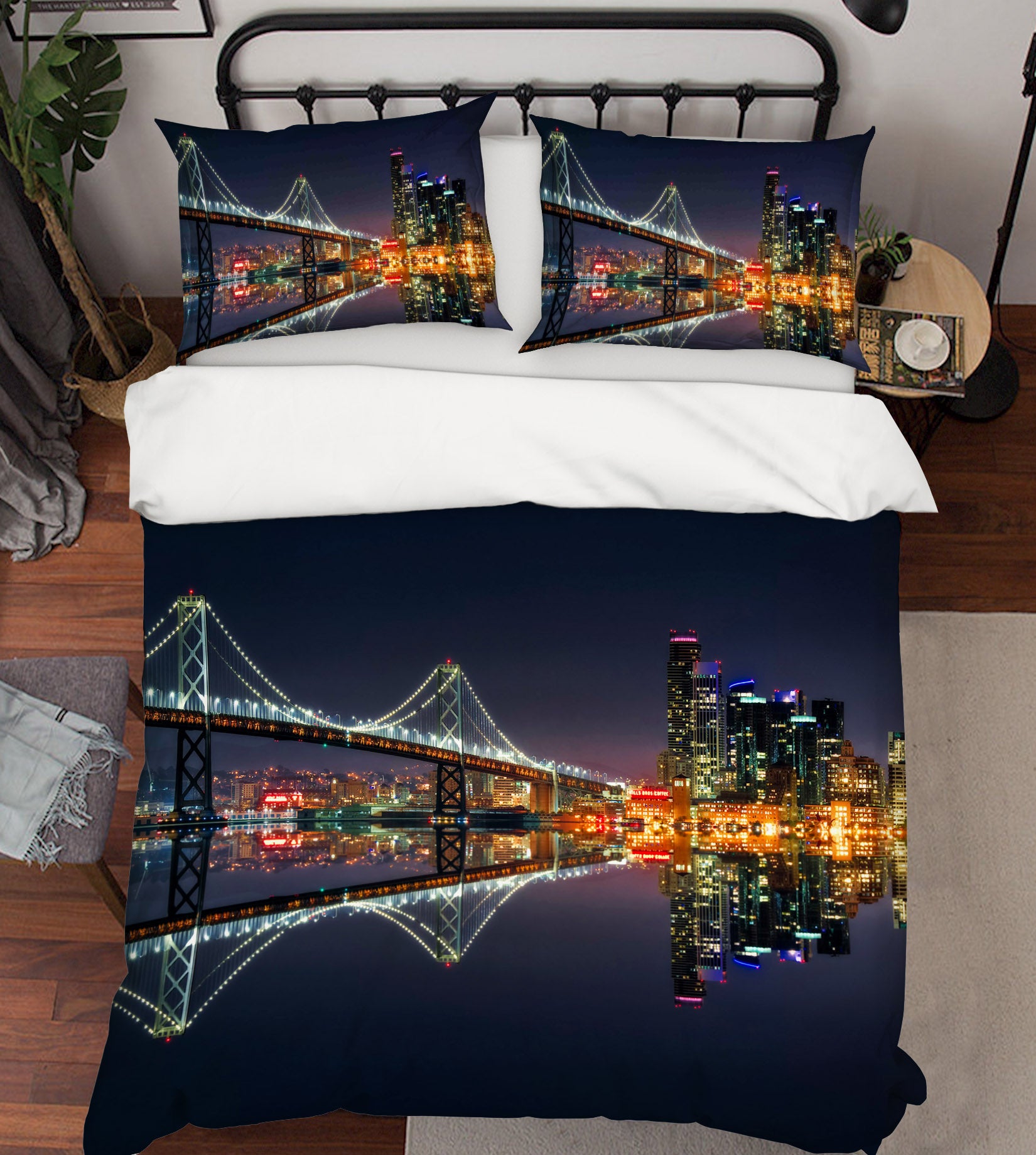 3D Canal Lights 2111 Marco Carmassi Bedding Bed Pillowcases Quilt