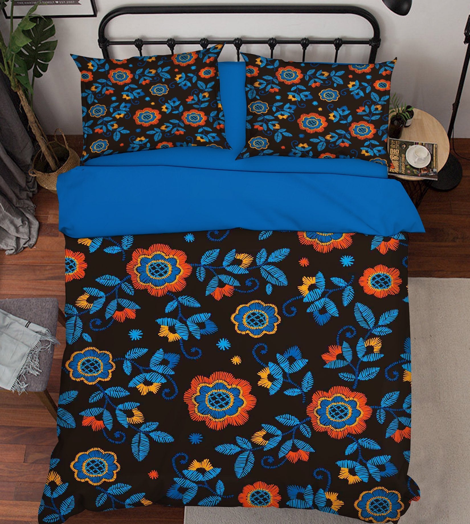 3D Classic Flowers Pattern 311 Bed Pillowcases Quilt Wallpaper AJ Wallpaper 