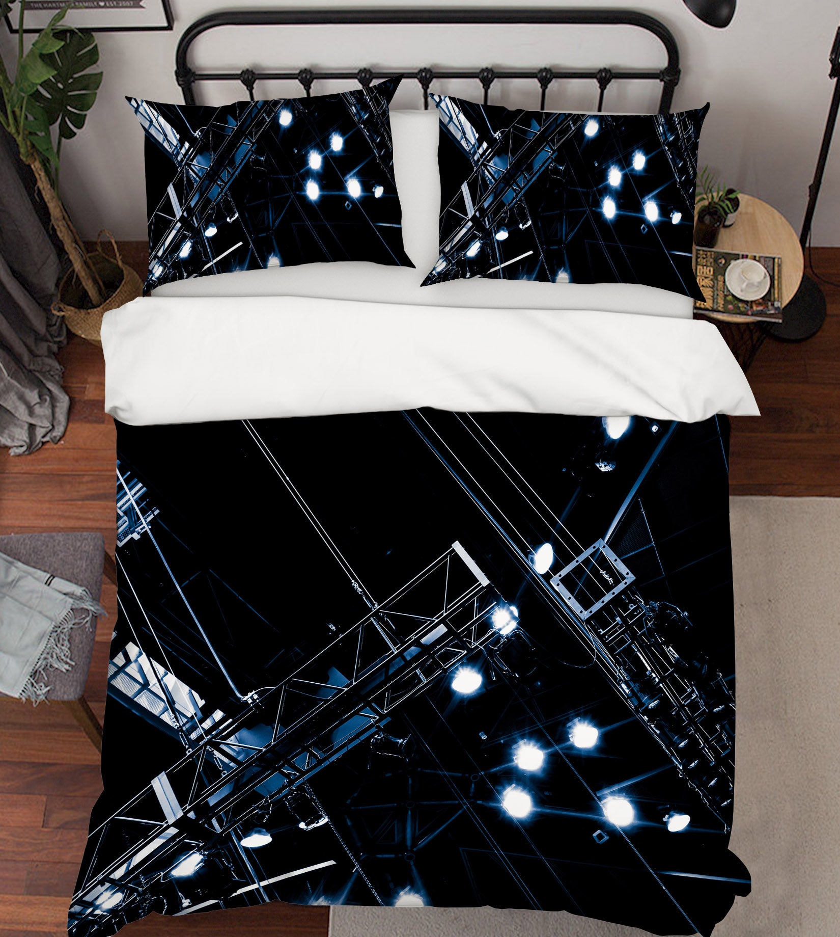 3D Bright Light 2003 Noirblanc777 Bedding Bed Pillowcases Quilt