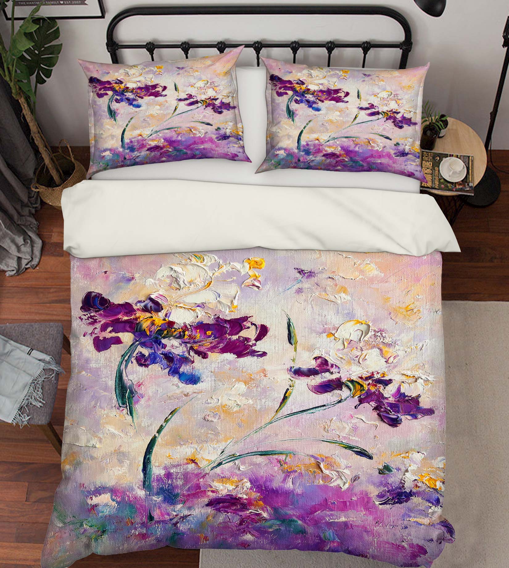 3D Flower Paint 507 Skromova Marina Bedding Bed Pillowcases Quilt